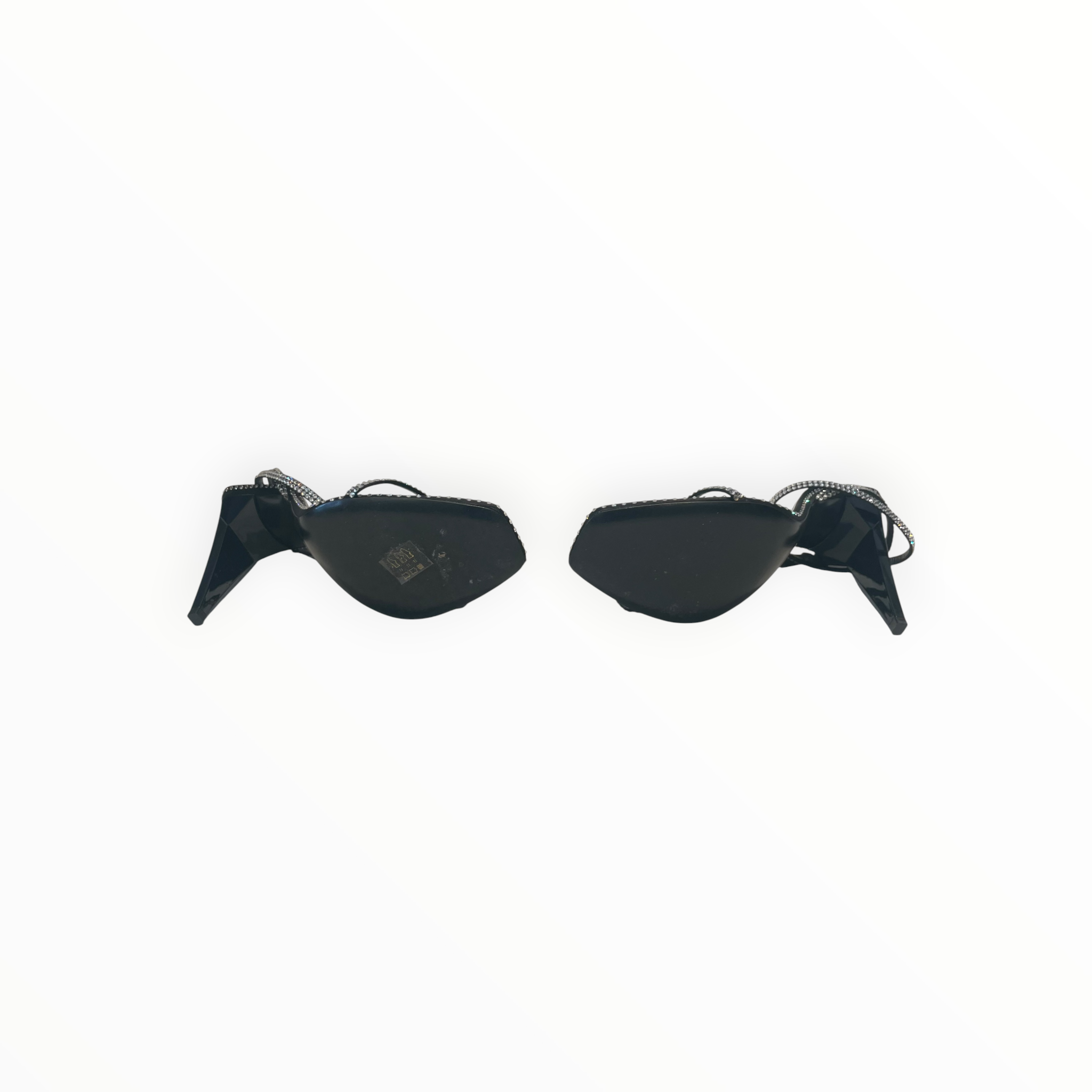 SAINT LAURENT/Heels/US 7.5/Cotton/BLK/Saint Laurent Diamond heels view 5