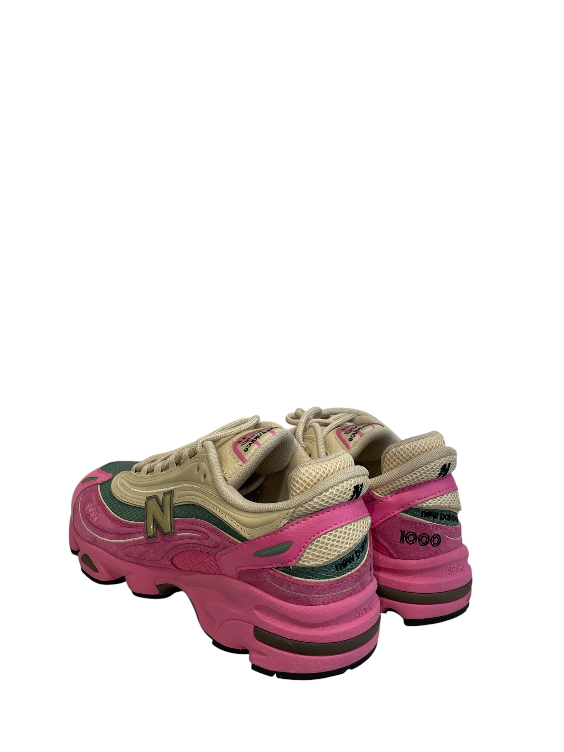 NEW BALANCE/Low-Sneakers/US 12/Leather/PNK/NEW BALANCE 1000 REAL PINK SAN view 2
