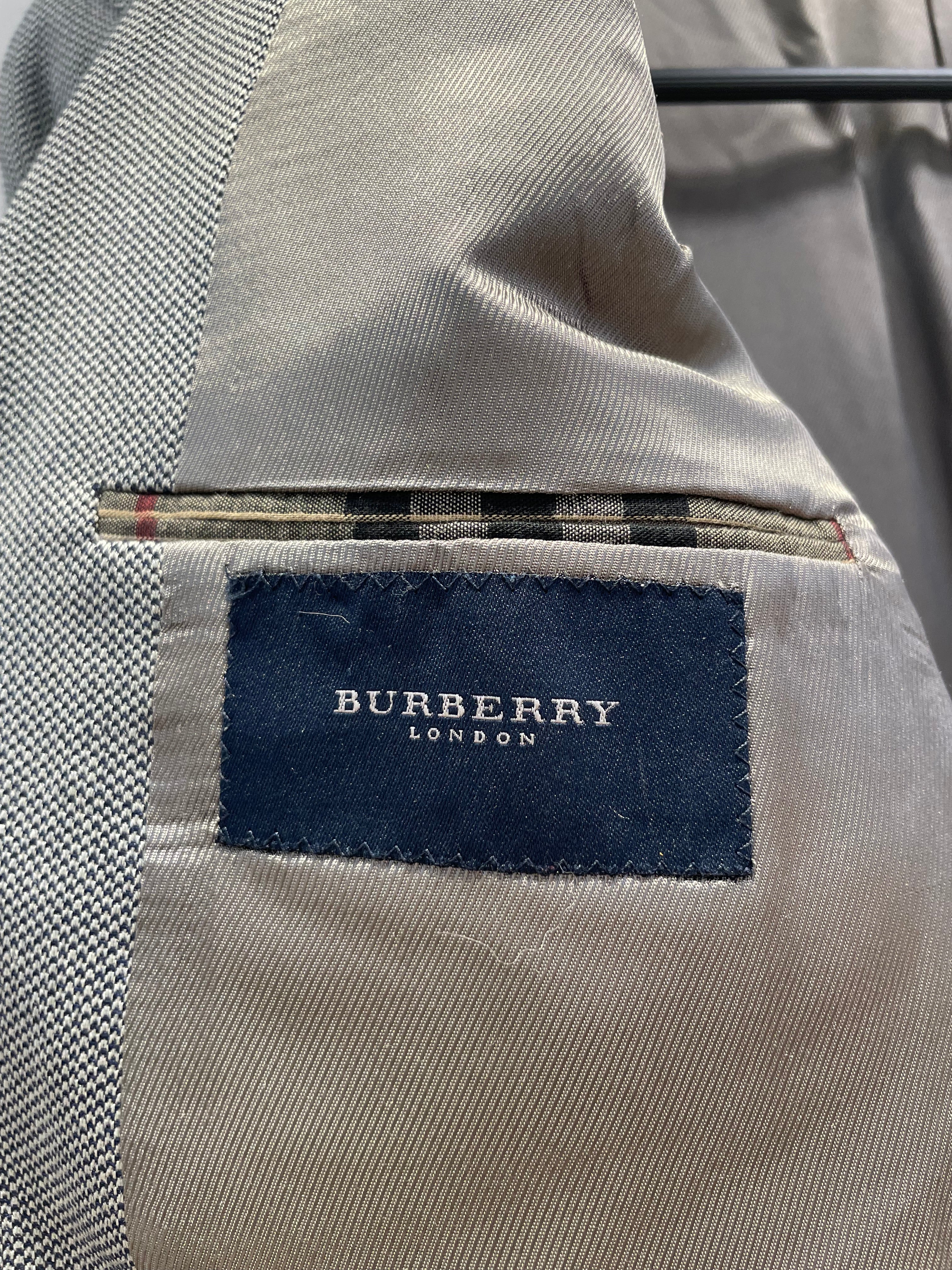 BURBERRY LONDON/Suits/42/Houndstooth Check/Silk/GRY/#T11503003 view 3