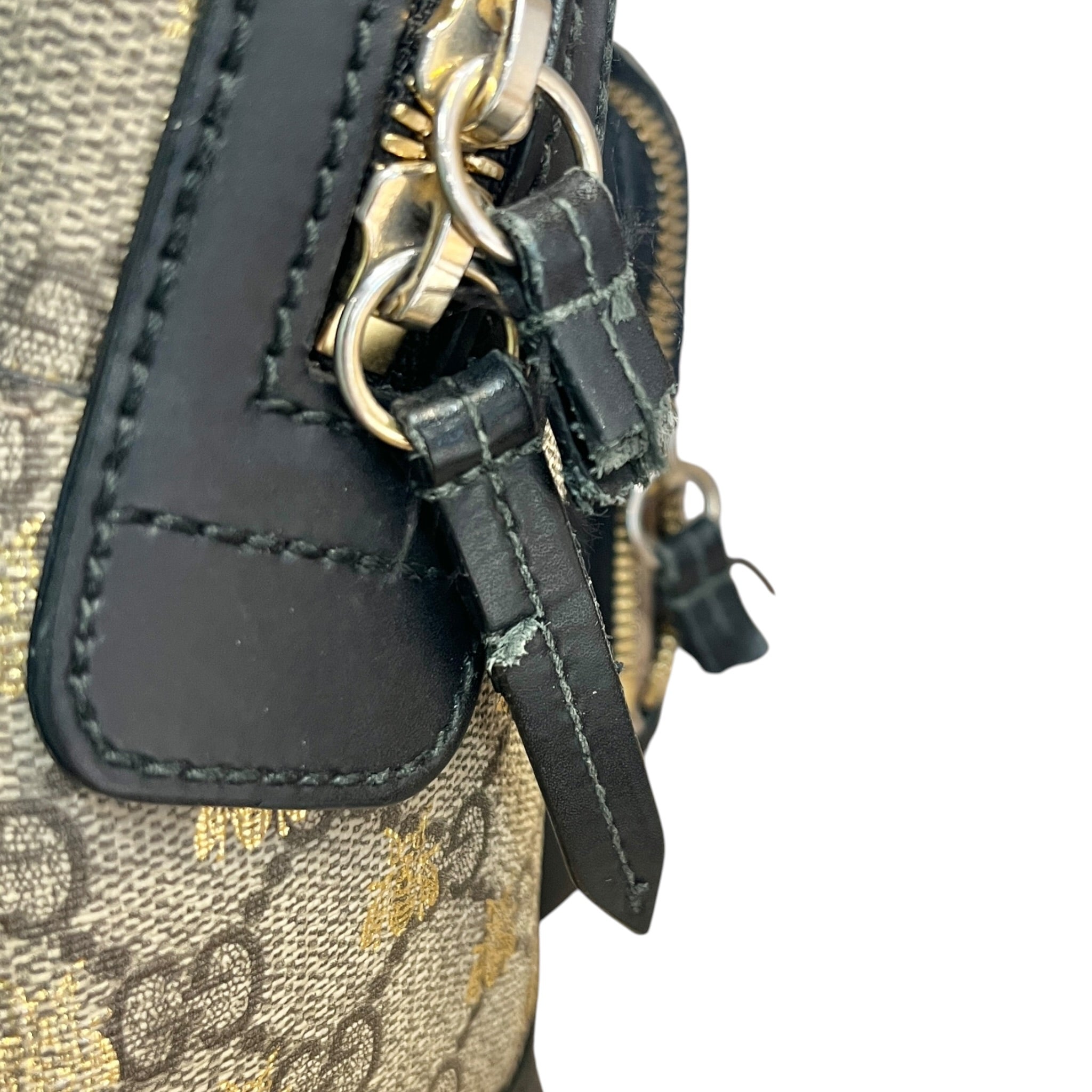 GUCCI/Backpack/Hombre Check/Leather/CRM/GG SUPREME BACKPACK view 8