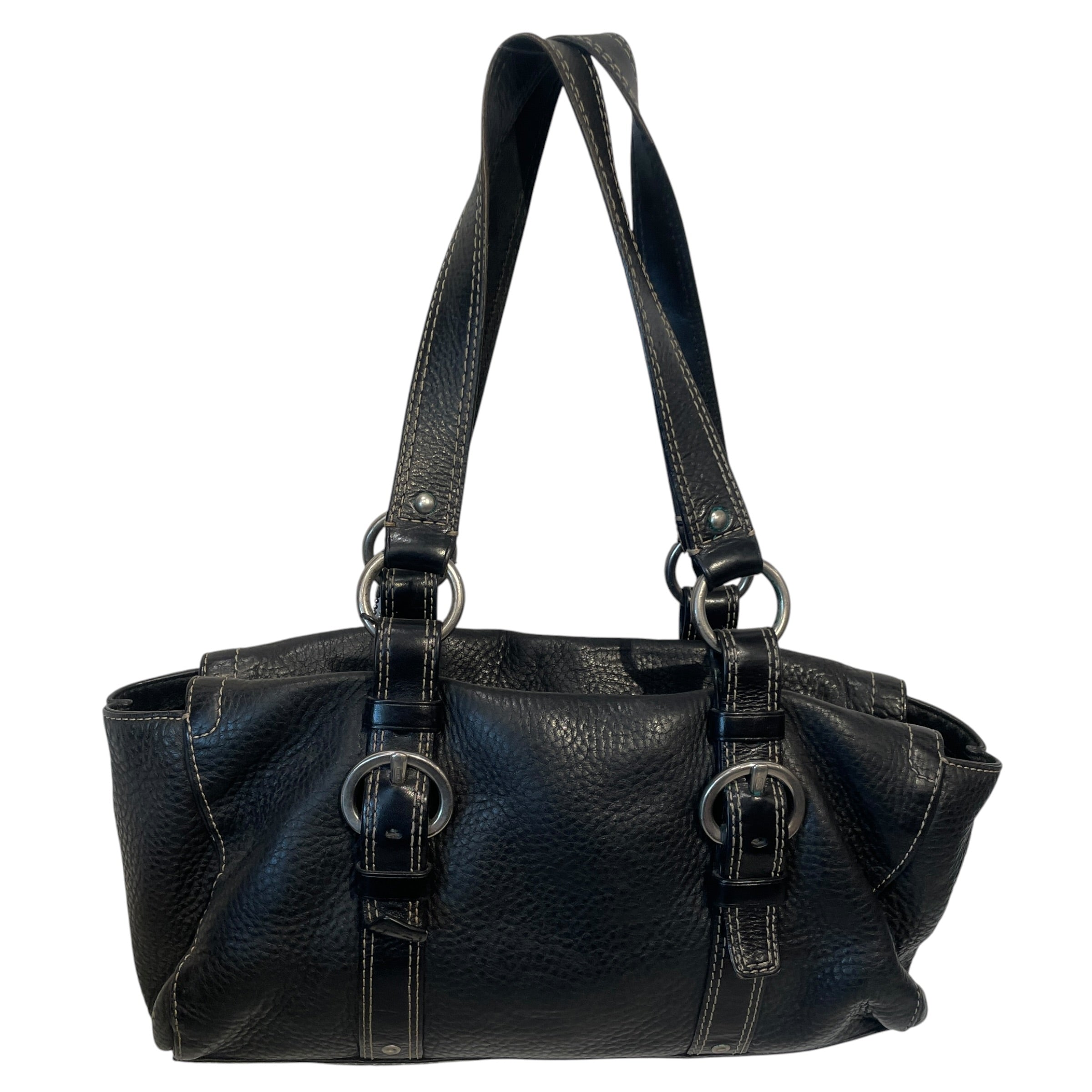 COACH/Bag/Leather/BLK/Chelsea Pebbled Handbag view 2