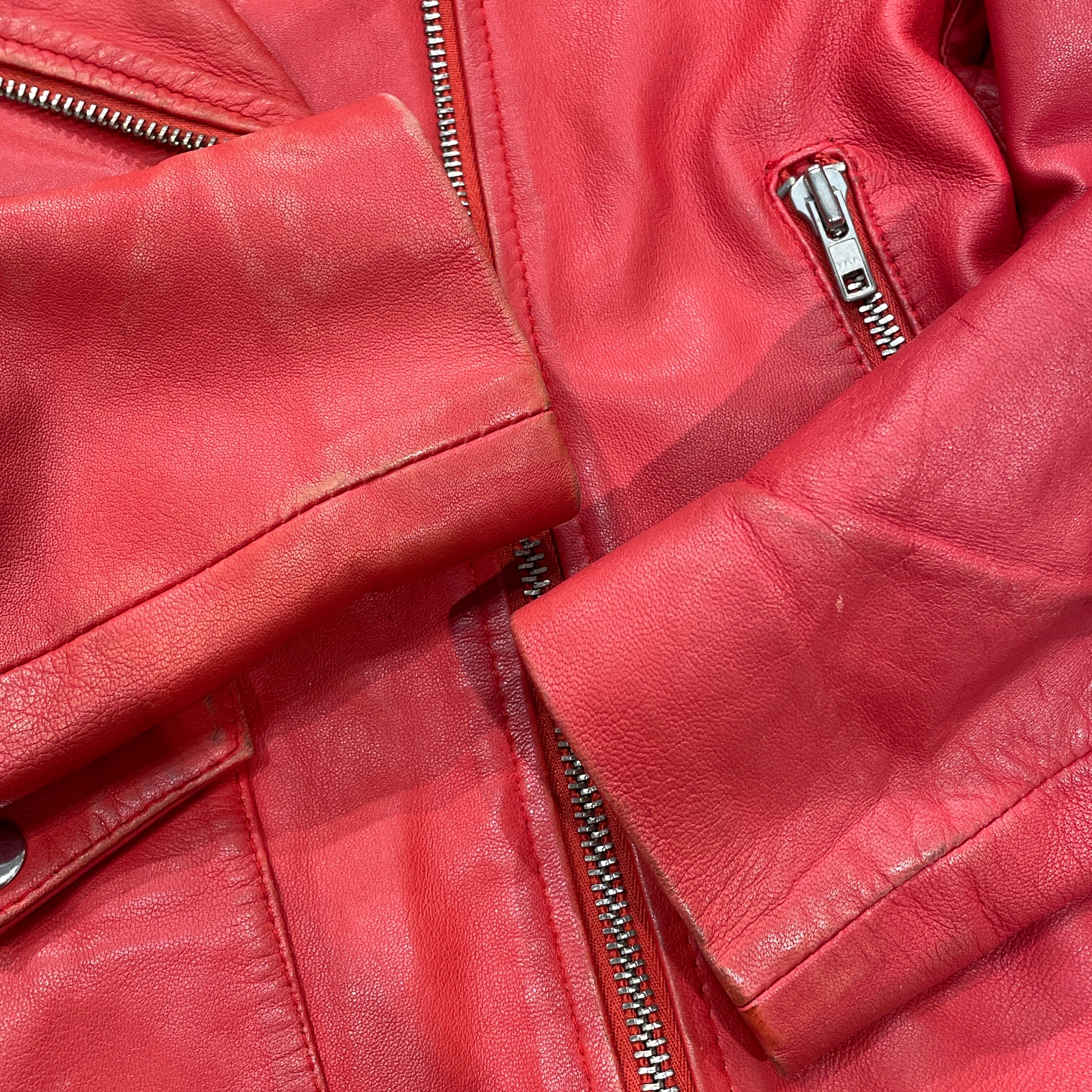 sandro/Leather Moto Jkt/1 view 6