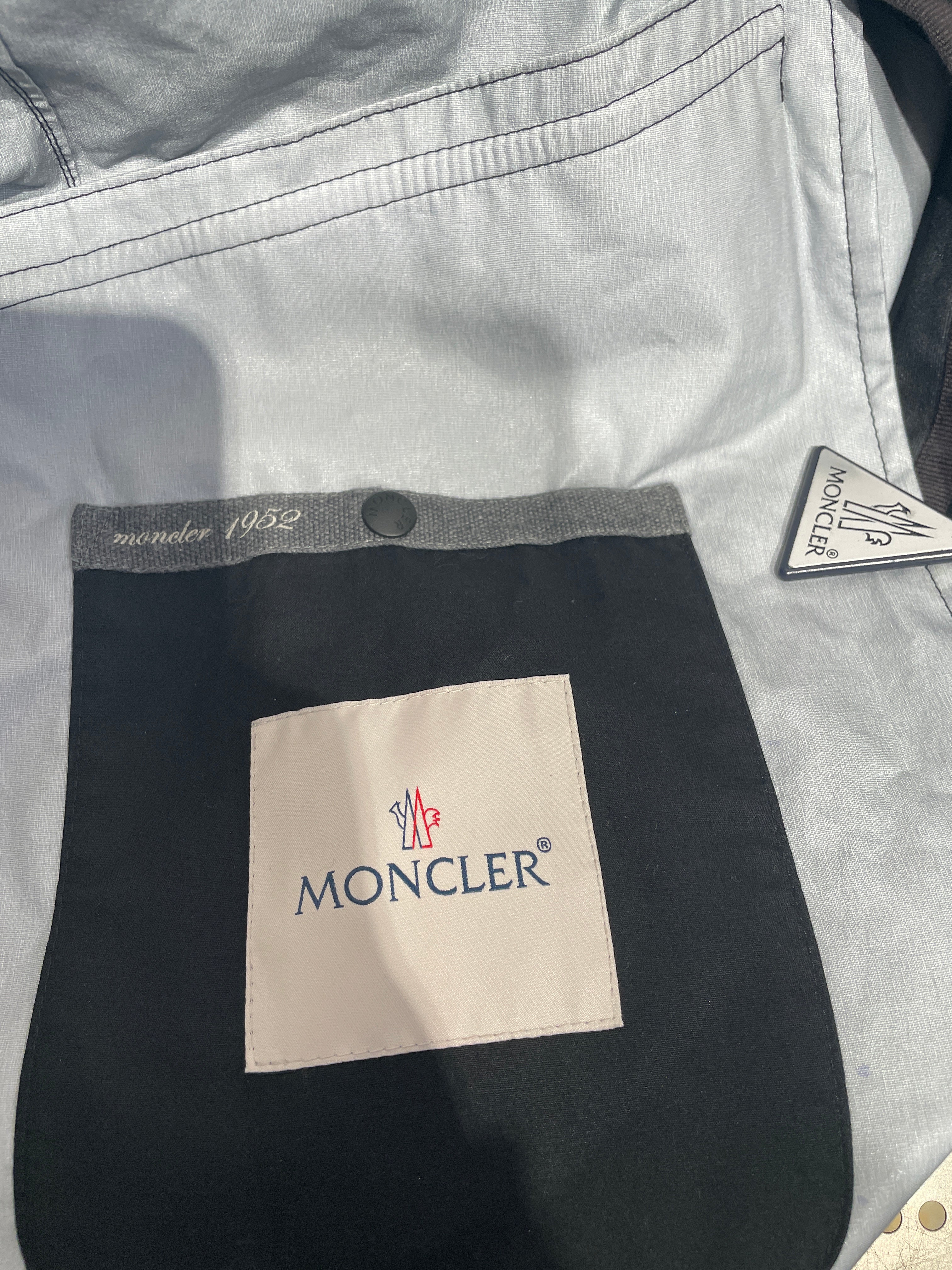 MONCLER/Trench Coat/7/Nylon/BLK/ view 3
