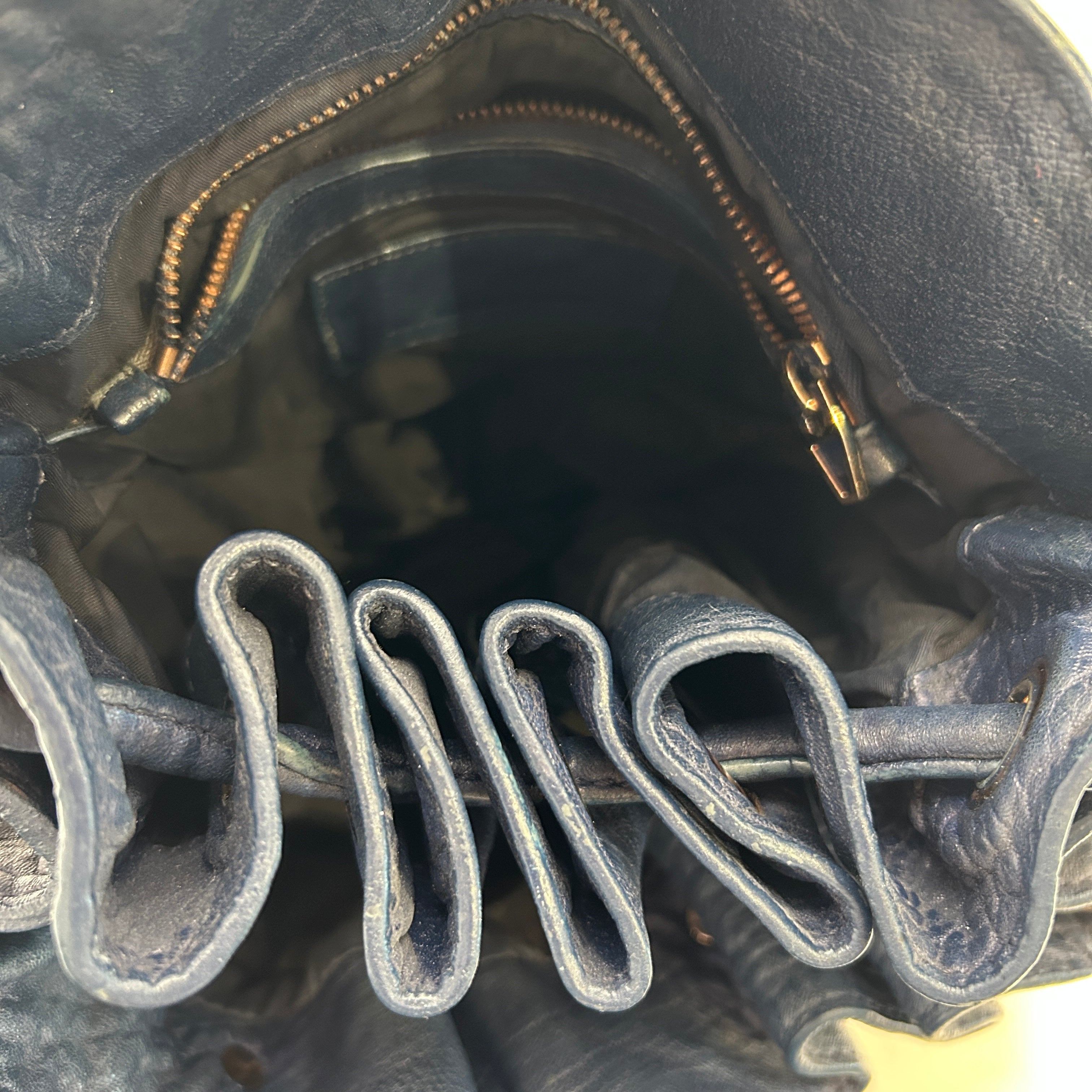 Alexander Wang/Hand Bag/Leather/NVY/Diego Bucket Bag view 4