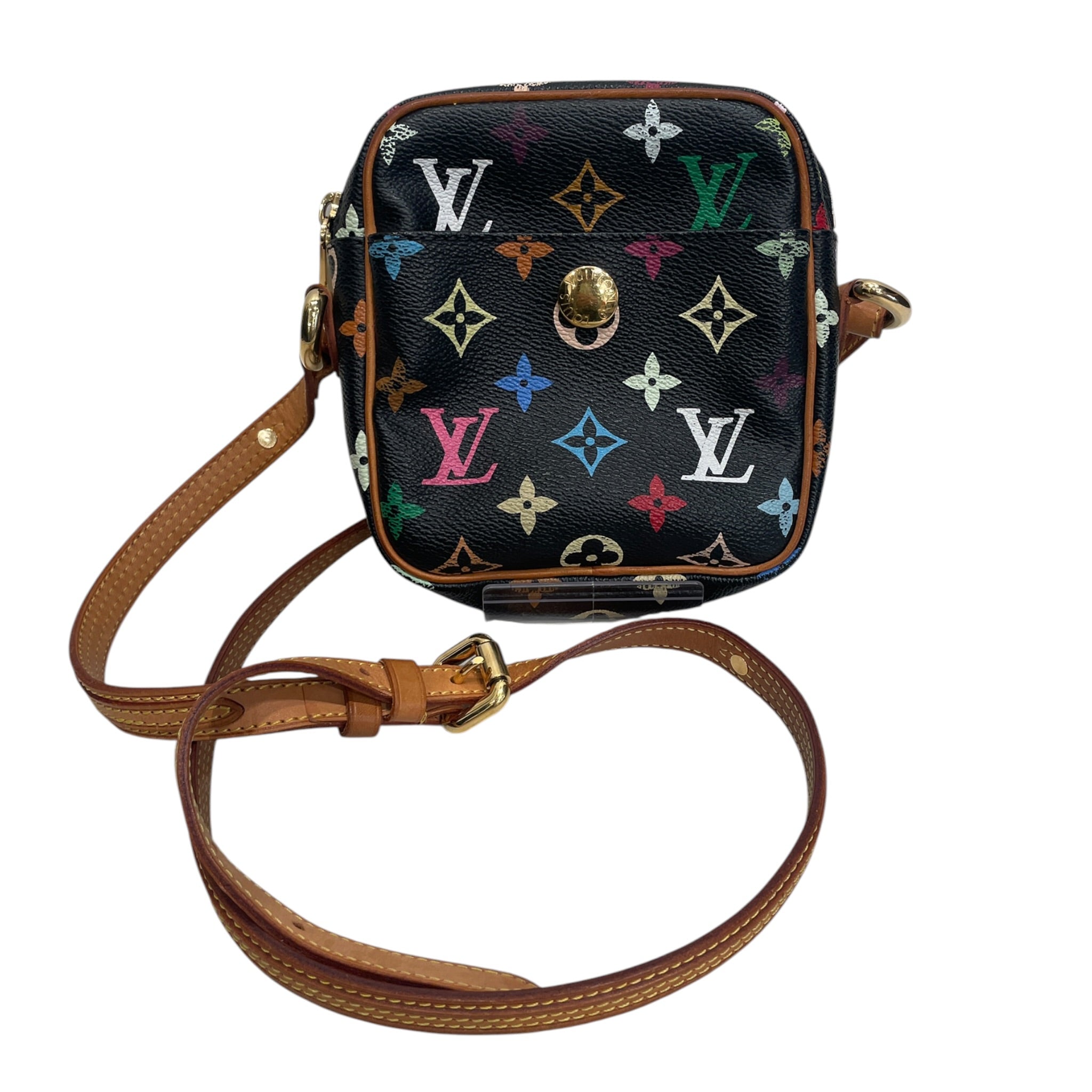 LOUIS VUITTON/Cross Body Bag/Monogram/Leather/BLK/LV MUTI CLR MONOGRAM RIFT BAG view 1