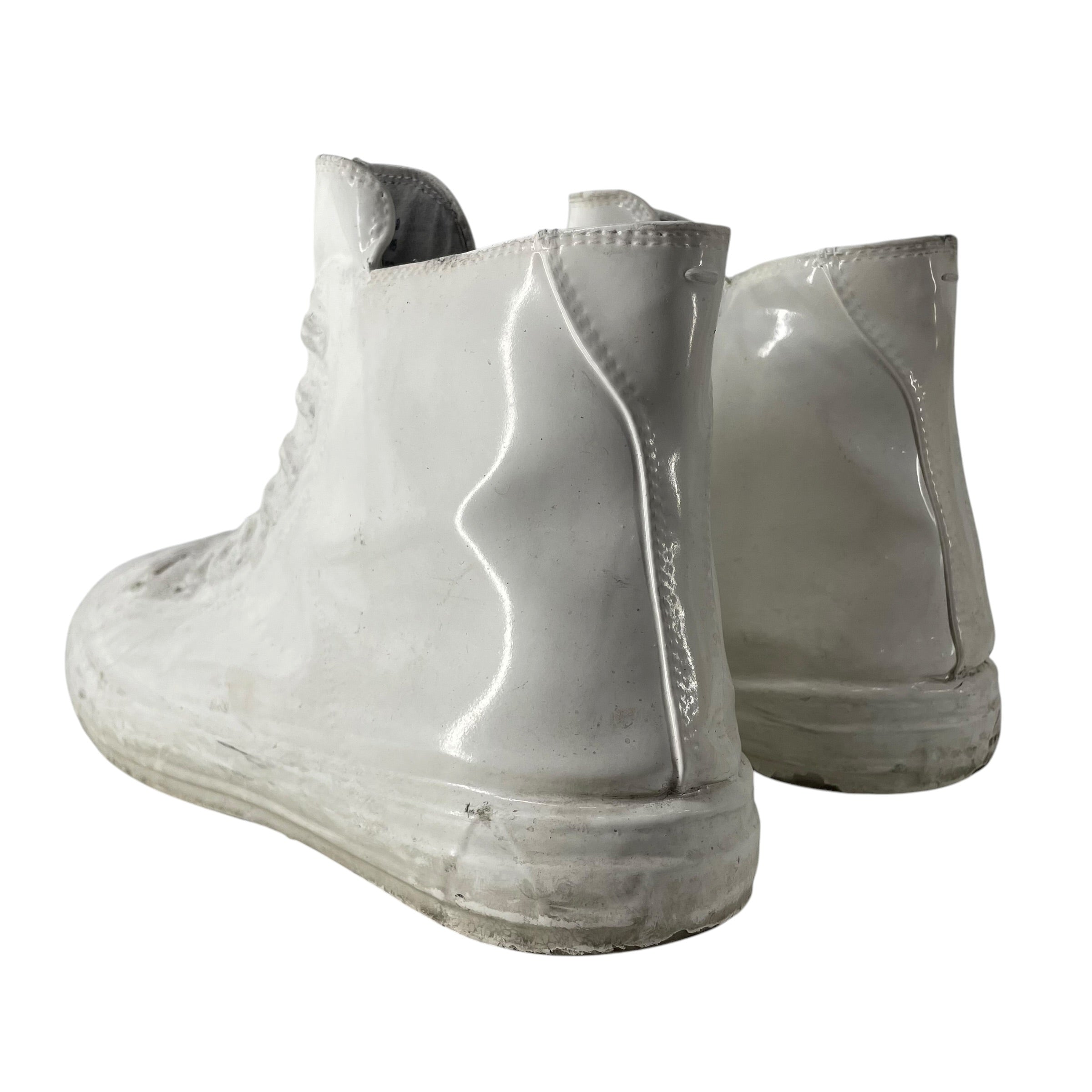 Maison Margiela/Hi-Sneakers/EU 46/WHT/RUBBER ROUND TOE view 3