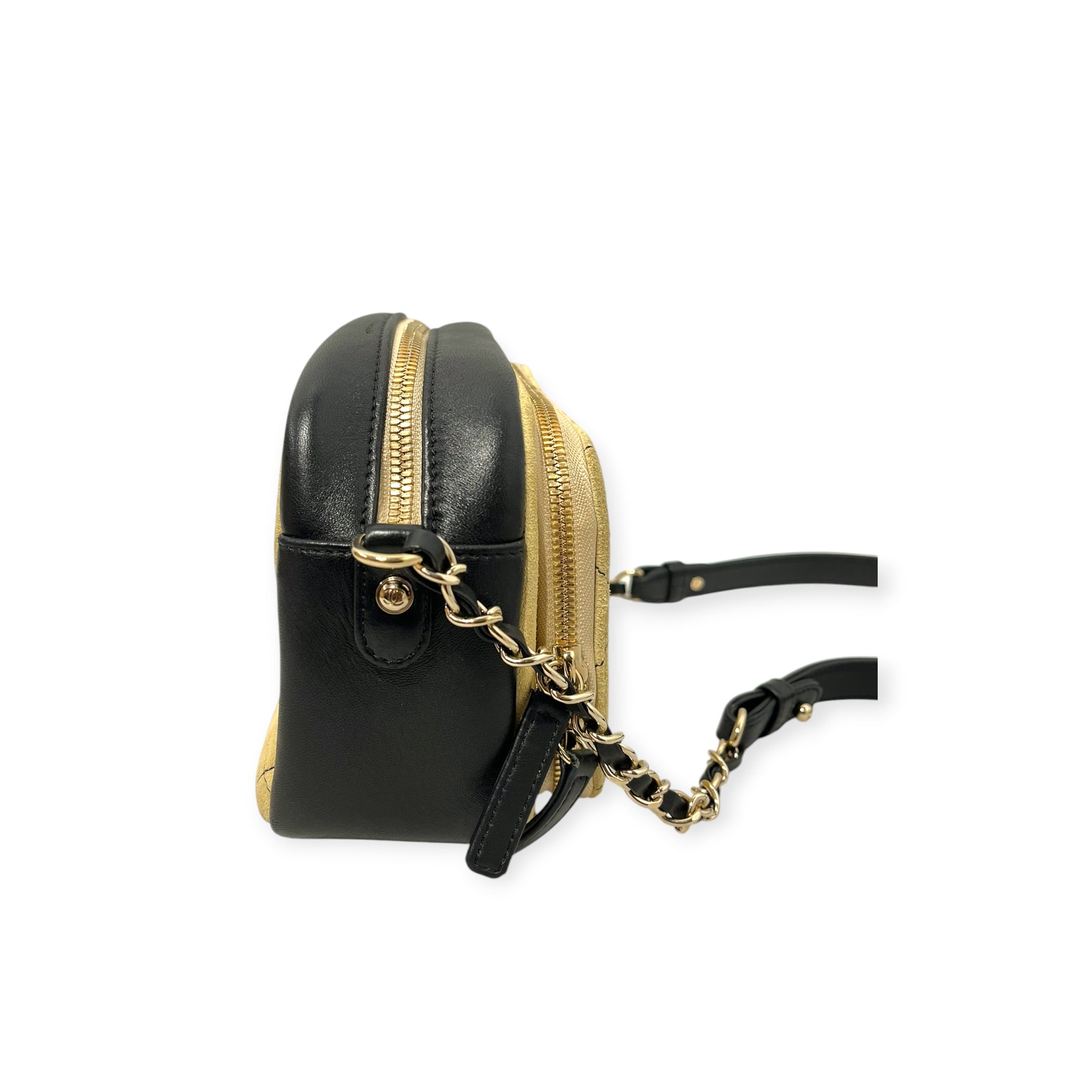 CHANEL/Bag/Leather/CRM/SUEDE PANEL BAG view 2