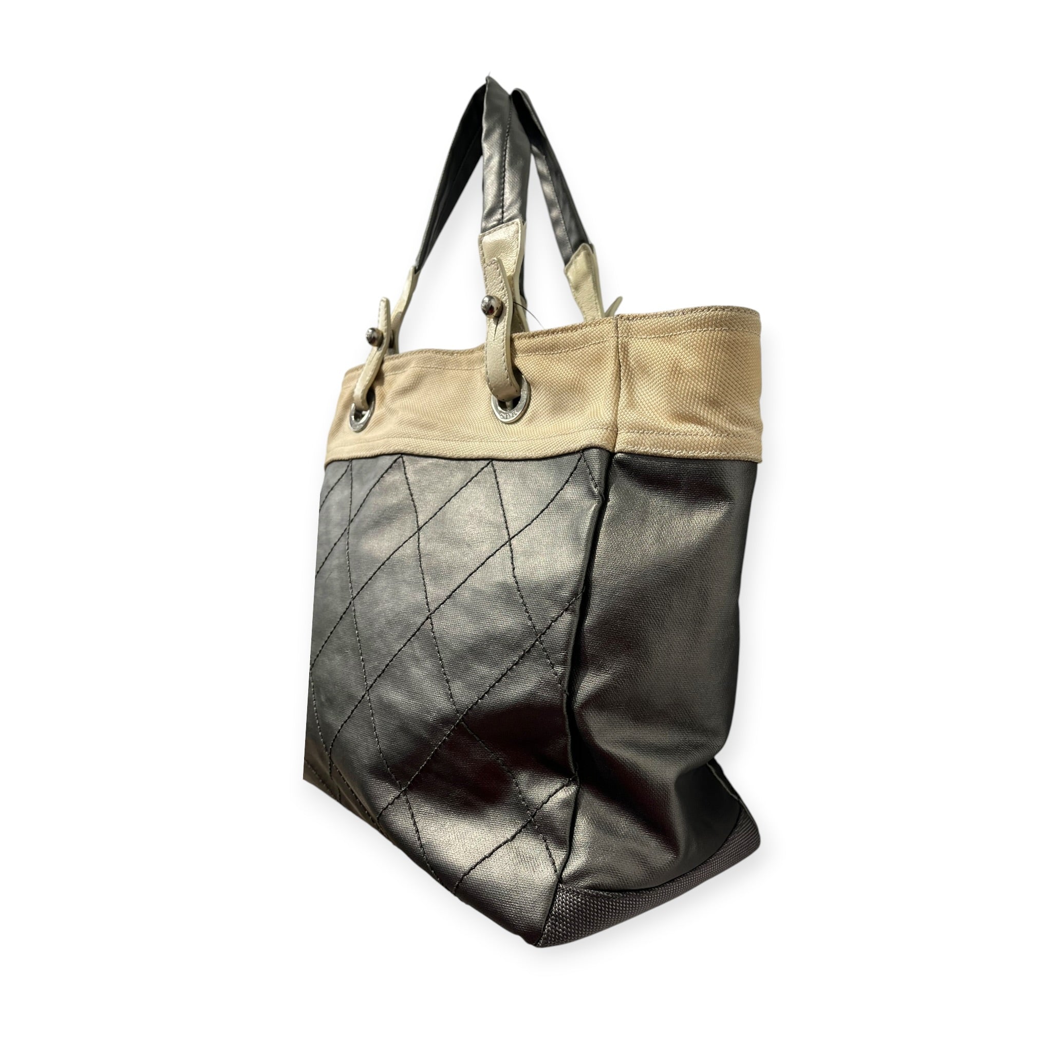 CHANEL/Bag/Cotton/SLV/BIARRITZ TOTE SILVER view 3