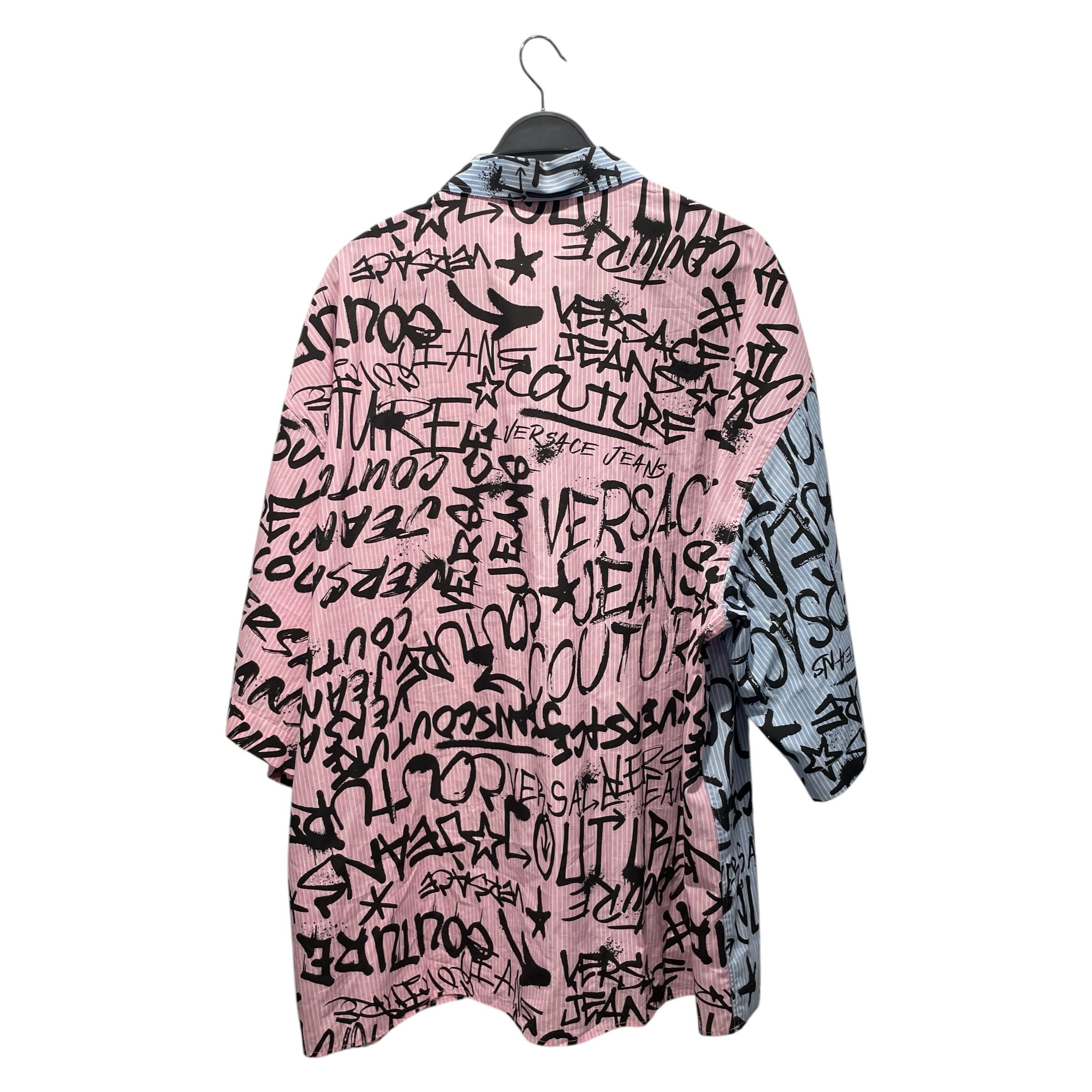 VERSACE JEANS COUTURE/SS Shirt/XL/Cotton/MLT/Stripe/ view 2