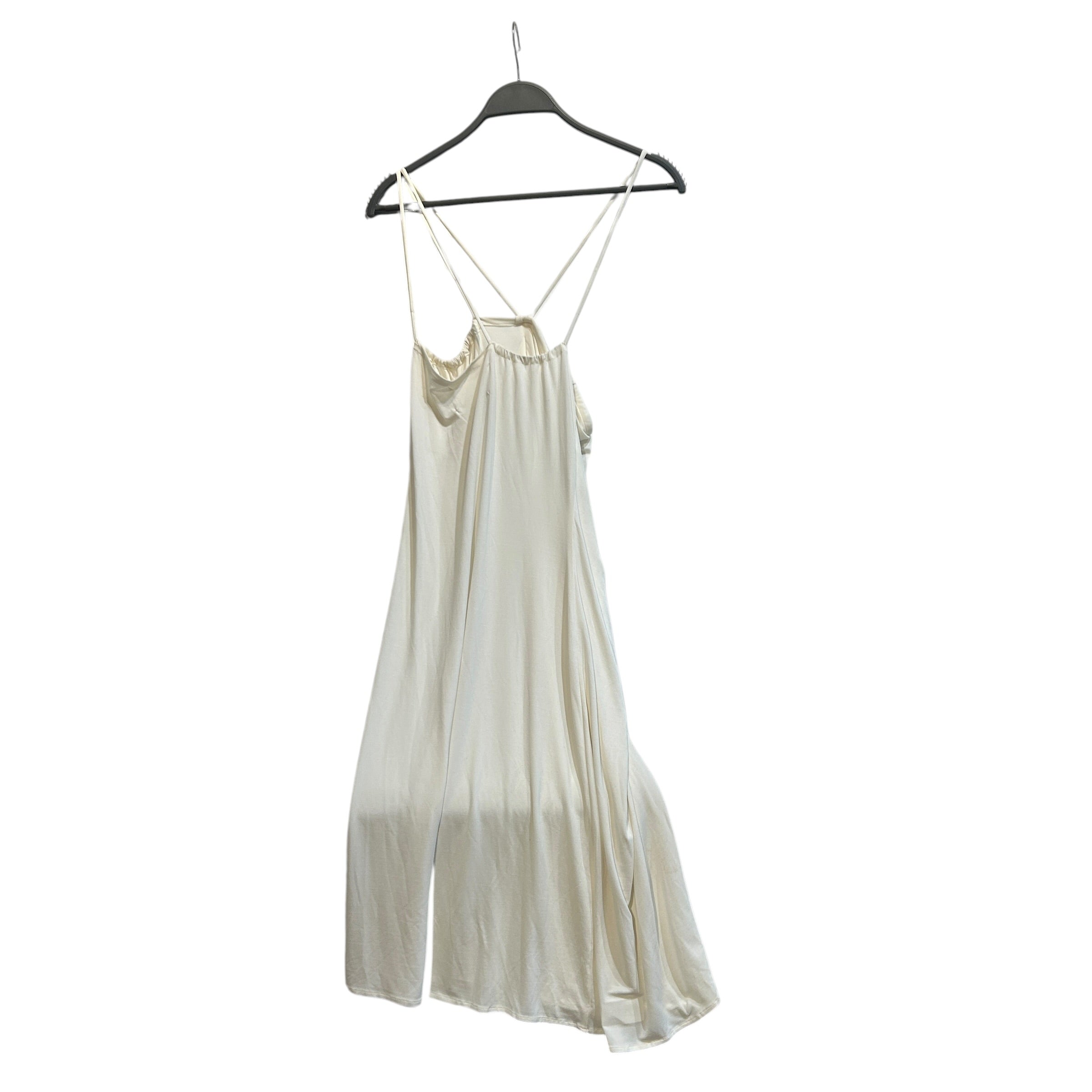 Maison Margiela/Long Skirt/38/Cotton/WHT/ruched detail view 1