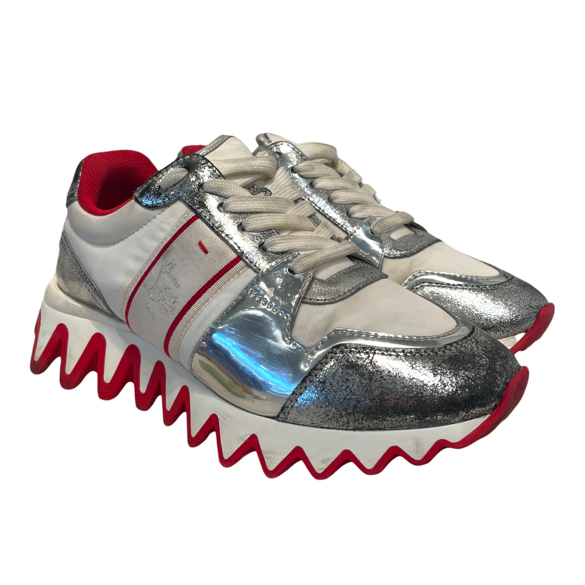 Christian Louboutin/Low-Sneakers/EU 37/Leather/MLT/Nastroshark Sneaker view 1