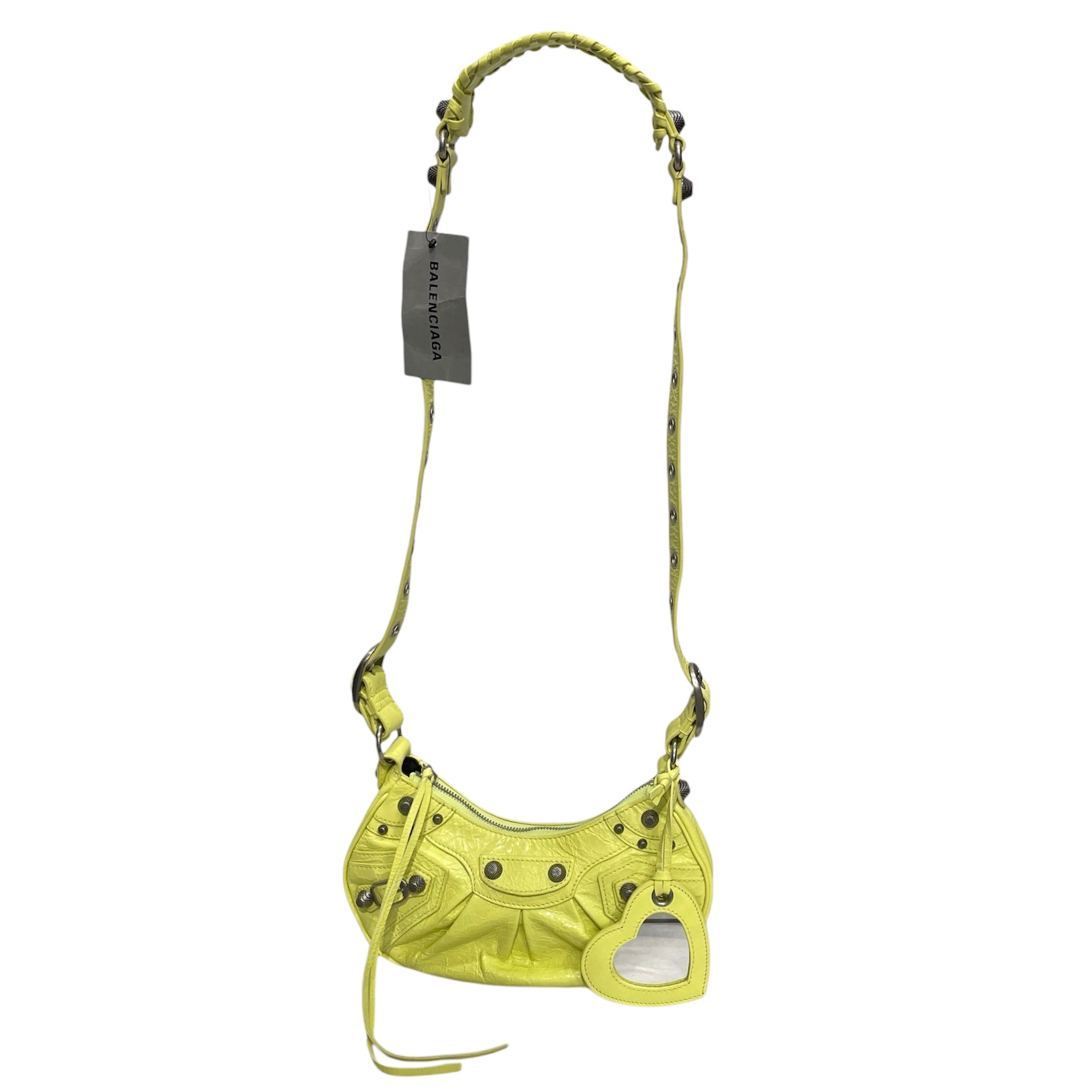 BALENCIAGA/Cross Body Bag/Leather/YEL/CAGOLE view 1
