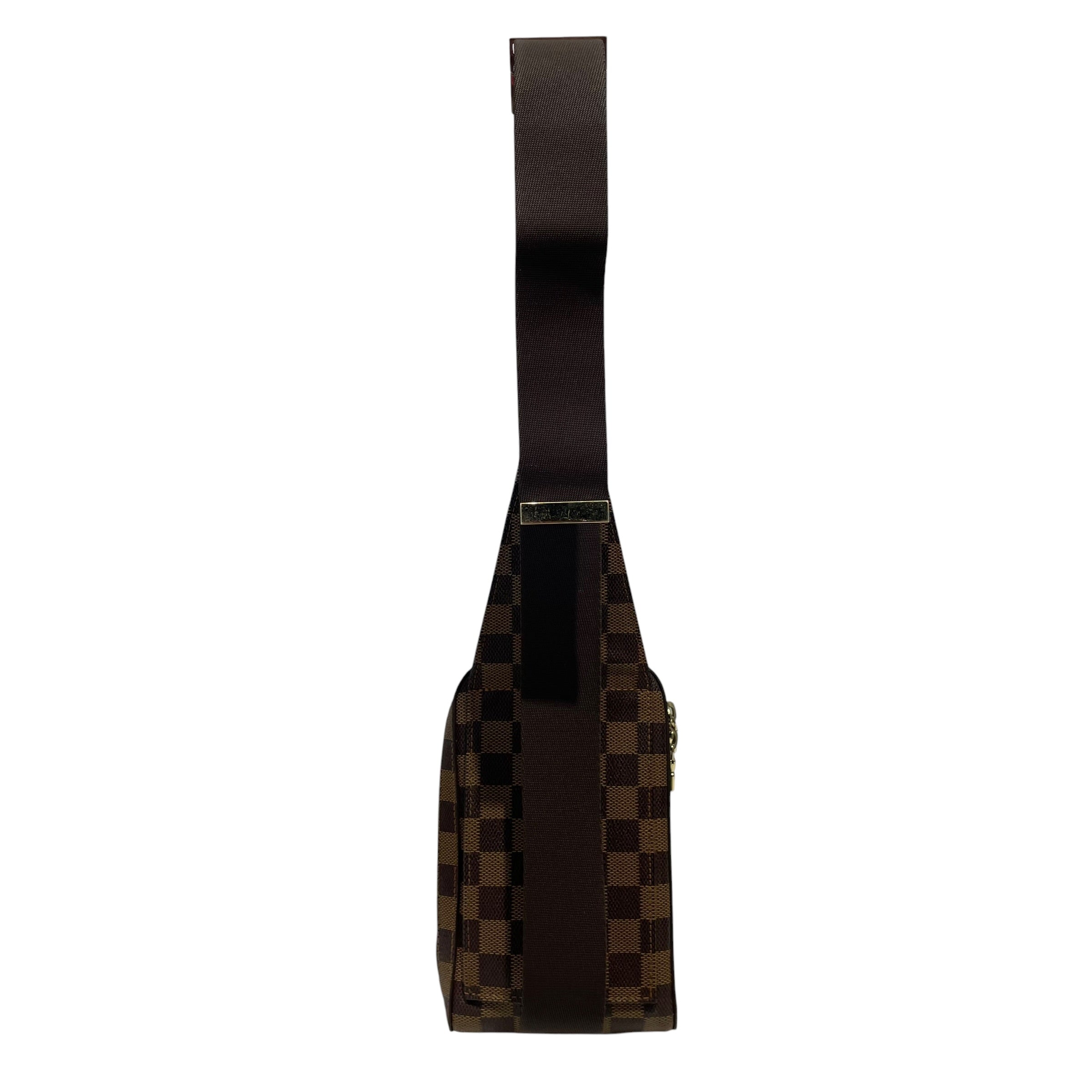 LOUIS VUITTON/Cross Body Bag/Hombre Check/Leather/BRW/DAMIER EBENE view 4