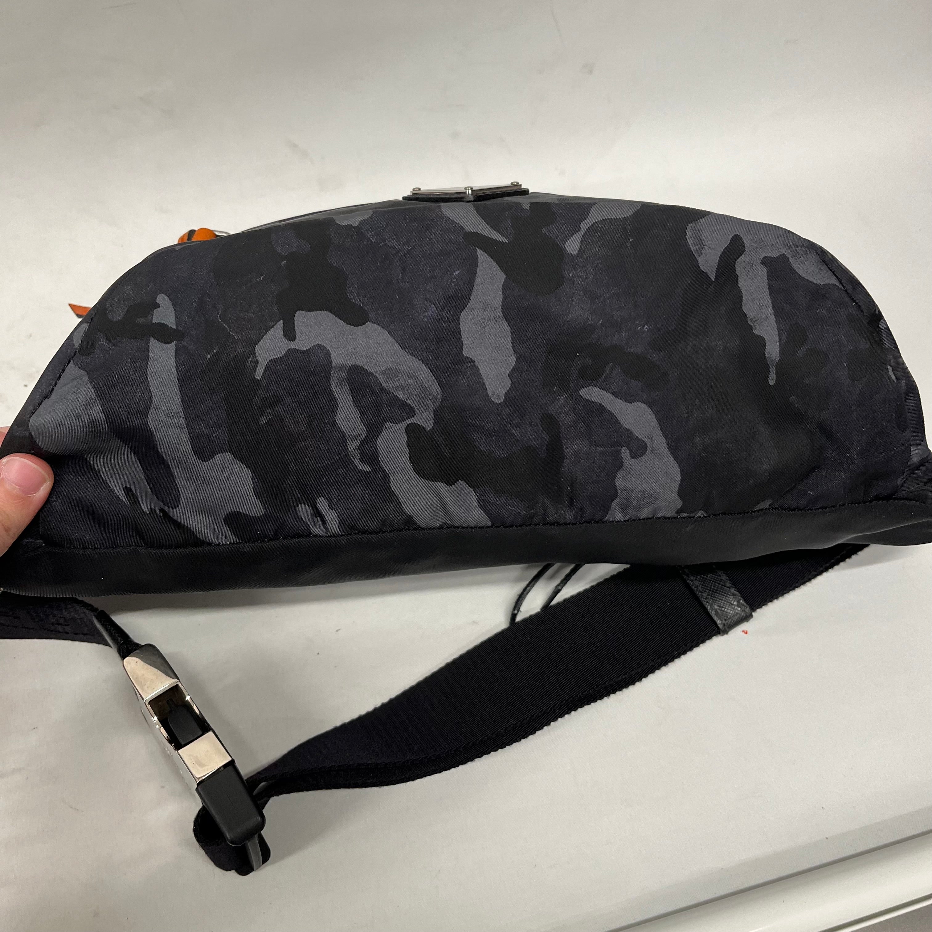 PRADA/Fanny Pack/Camouflage/Nylon/BLK/250 view 3
