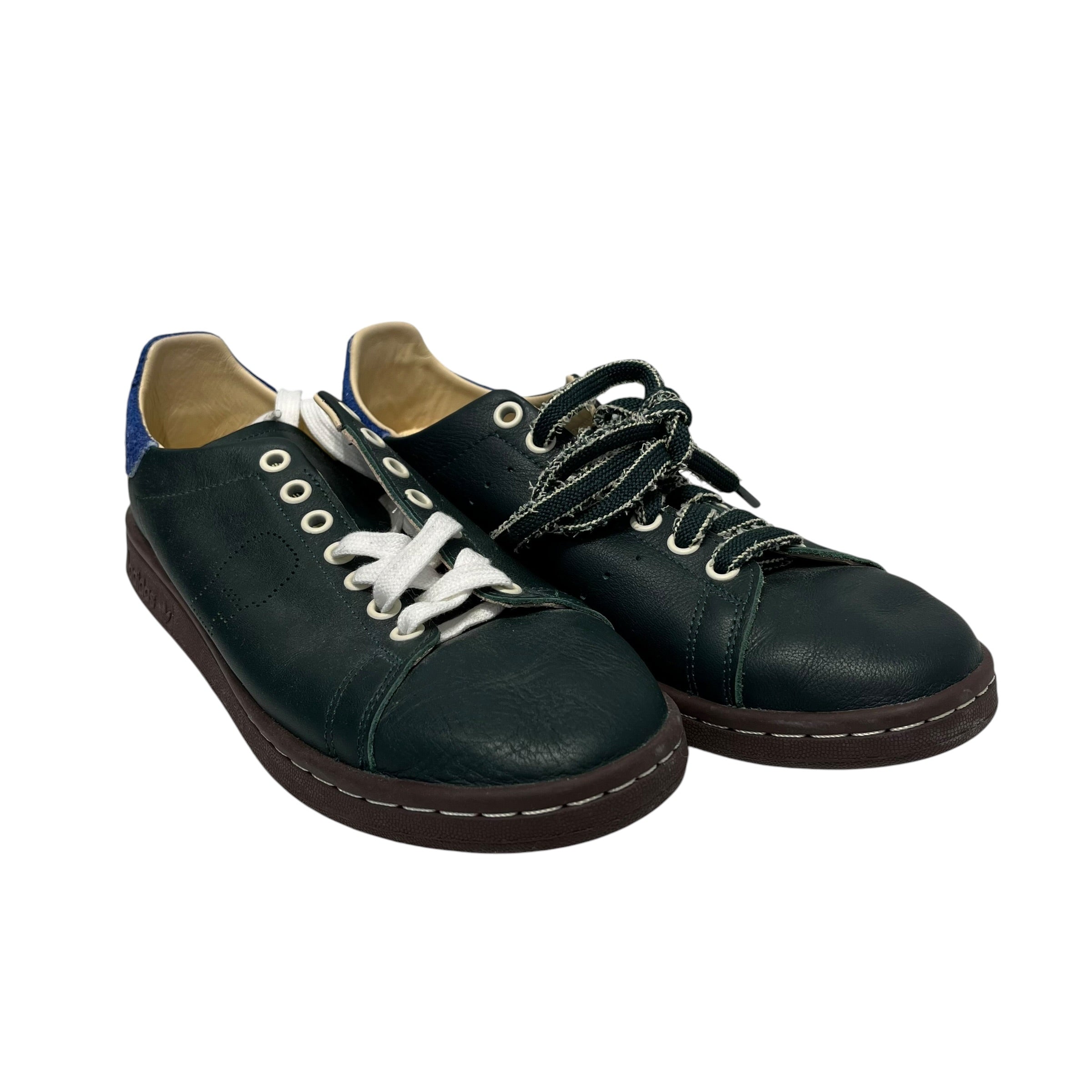 adidas/Brain Dead/Low-Sneakers/US 8/Leather/GRN/shadow green view 1