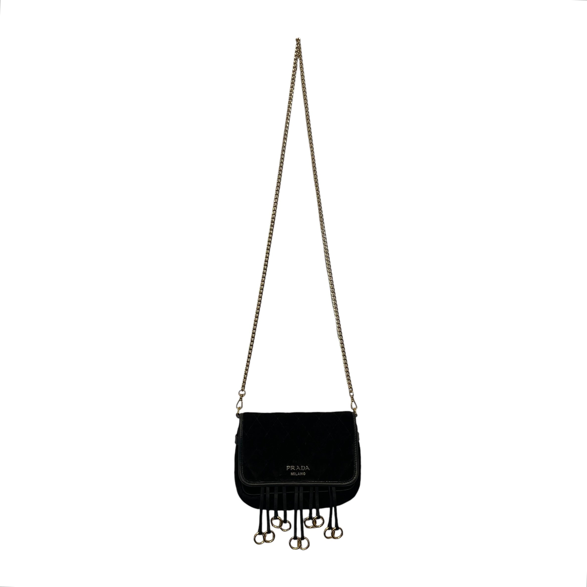 PRADA/Bag/BLK/VELLUTO IPUNTU QUILT VELVET view 1
