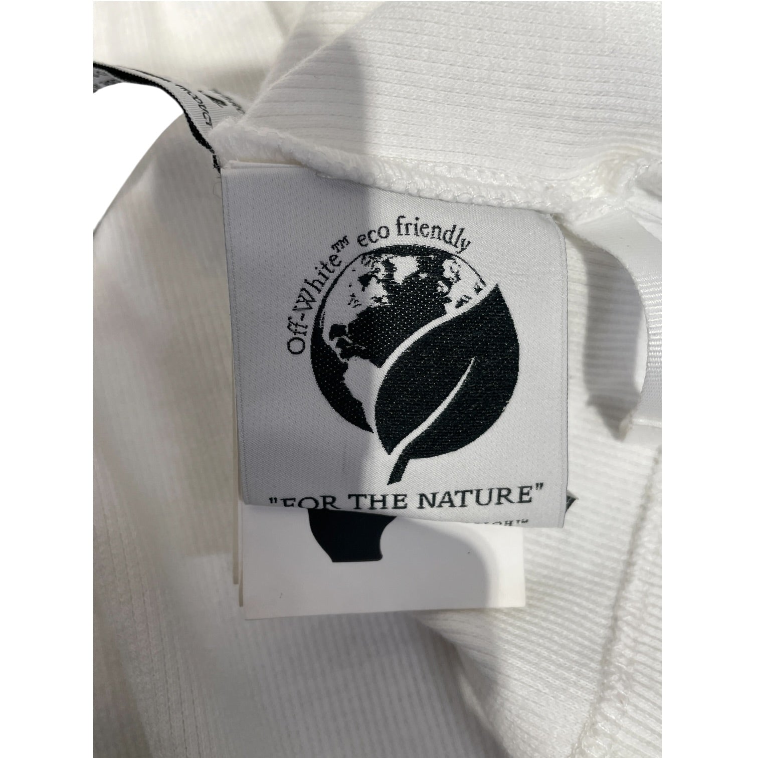 OFF-WHITE/T-Shirt/S/Cotton/WHT/Stained As Is view 4