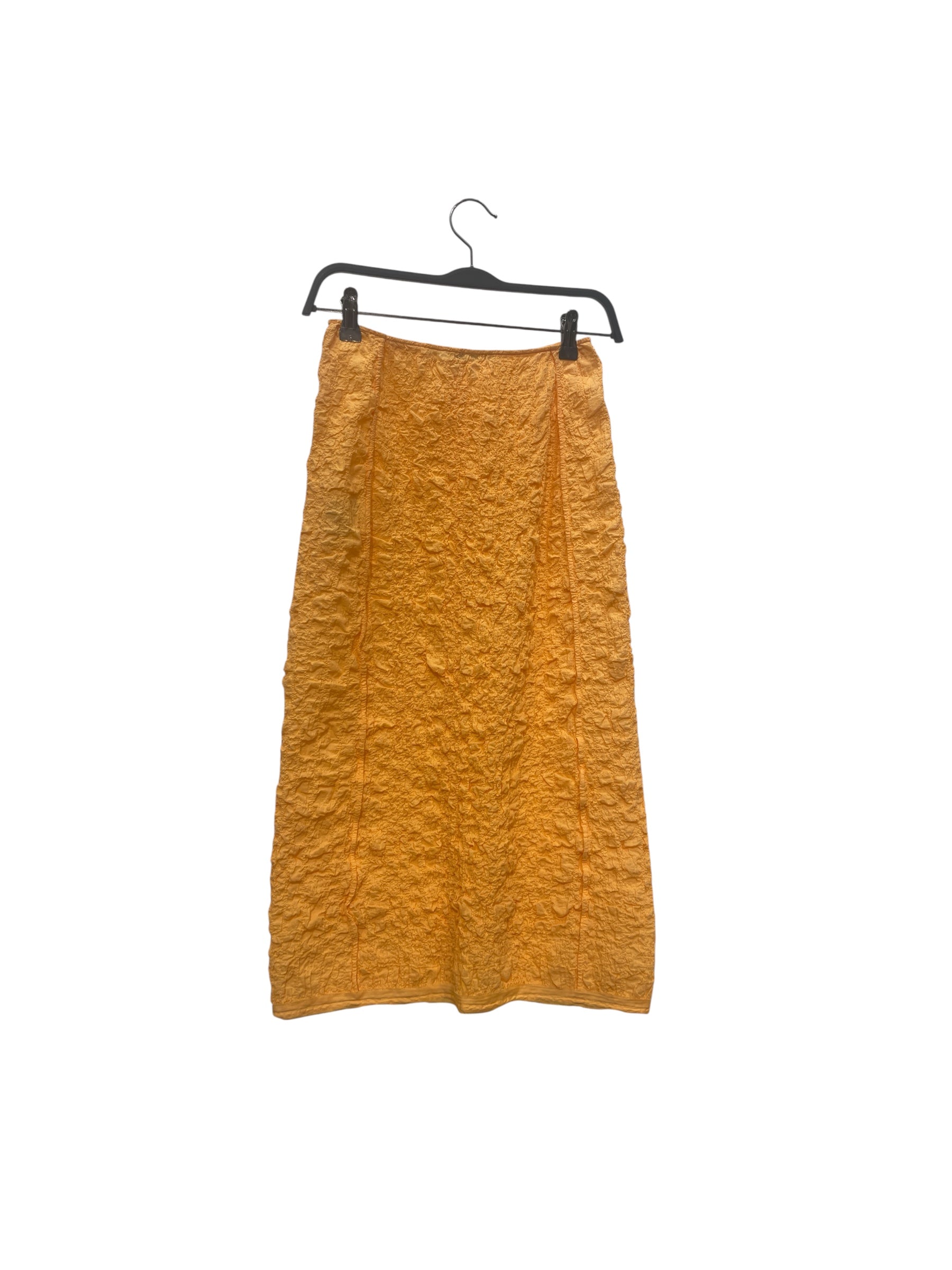Acne Studios/Long Skirt/32/Polyester/ORN/TEXTURED BUTTON UP SKIRT view 2