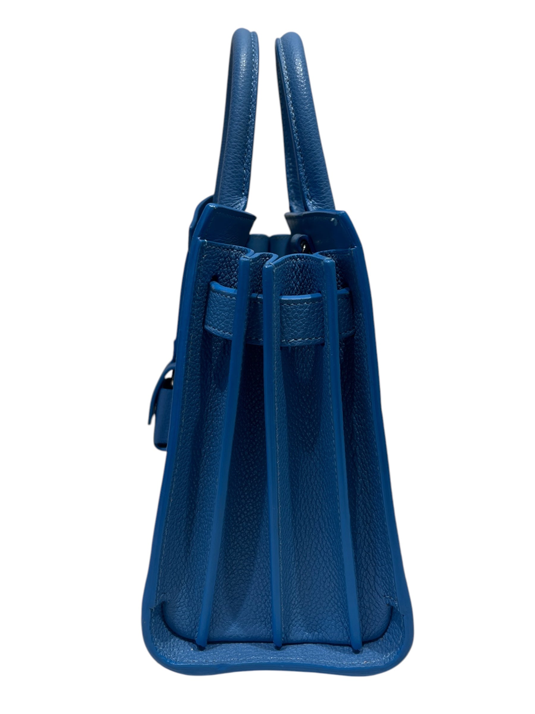 SAINT LAURENT/Hand Bag/Leather/BLU/SAC DE JOUR GRAINED CALFSKIN view 4