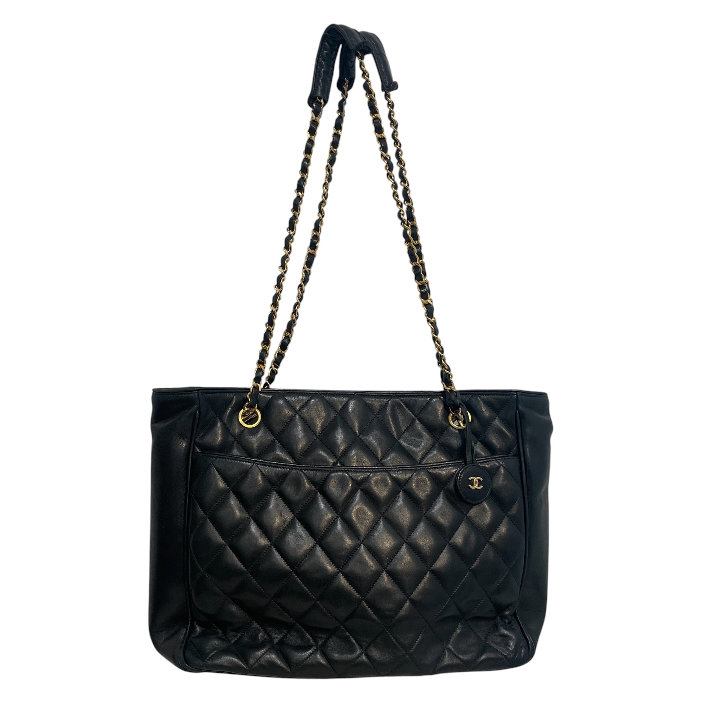 CHANNEL/Bag/Leather/BLK/Lambskin Tote view 1