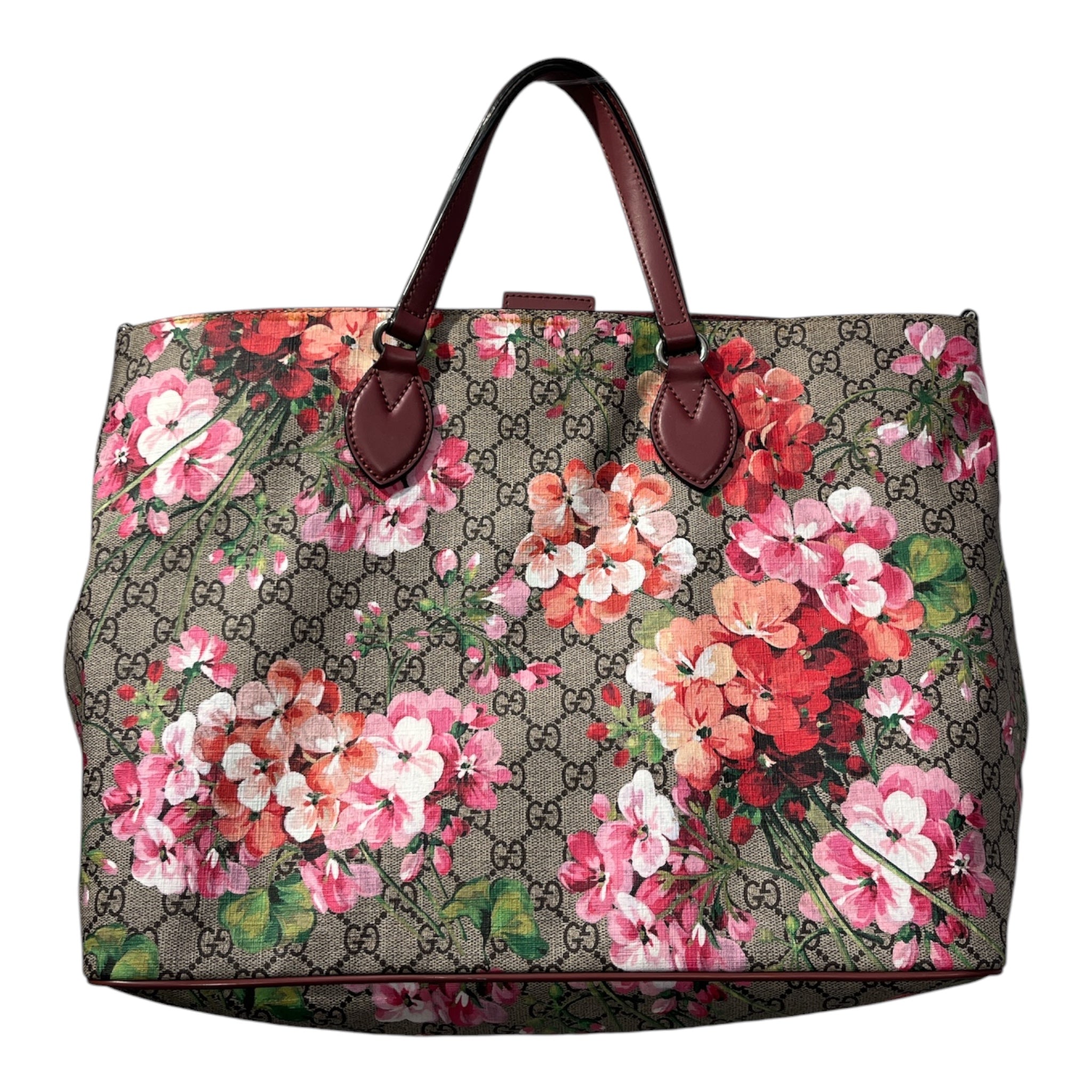 GUCCI/Tote Bag/Monogram/Leather/MLT/BLOOMS TOTE BAG view 1