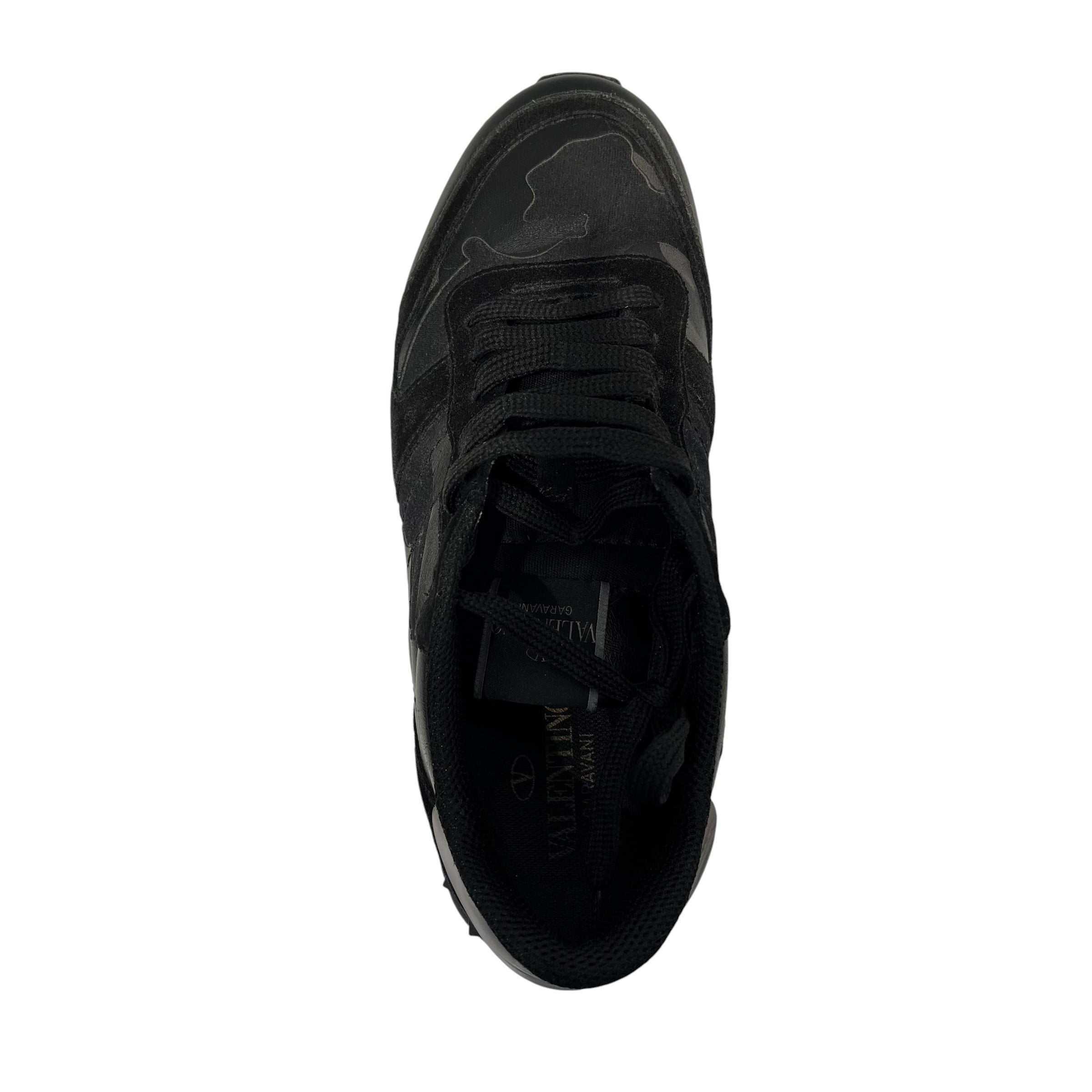 VALENTINO/Low-Sneakers/EU 40/Cotton/BLK/ROCKRUNNERS view 3