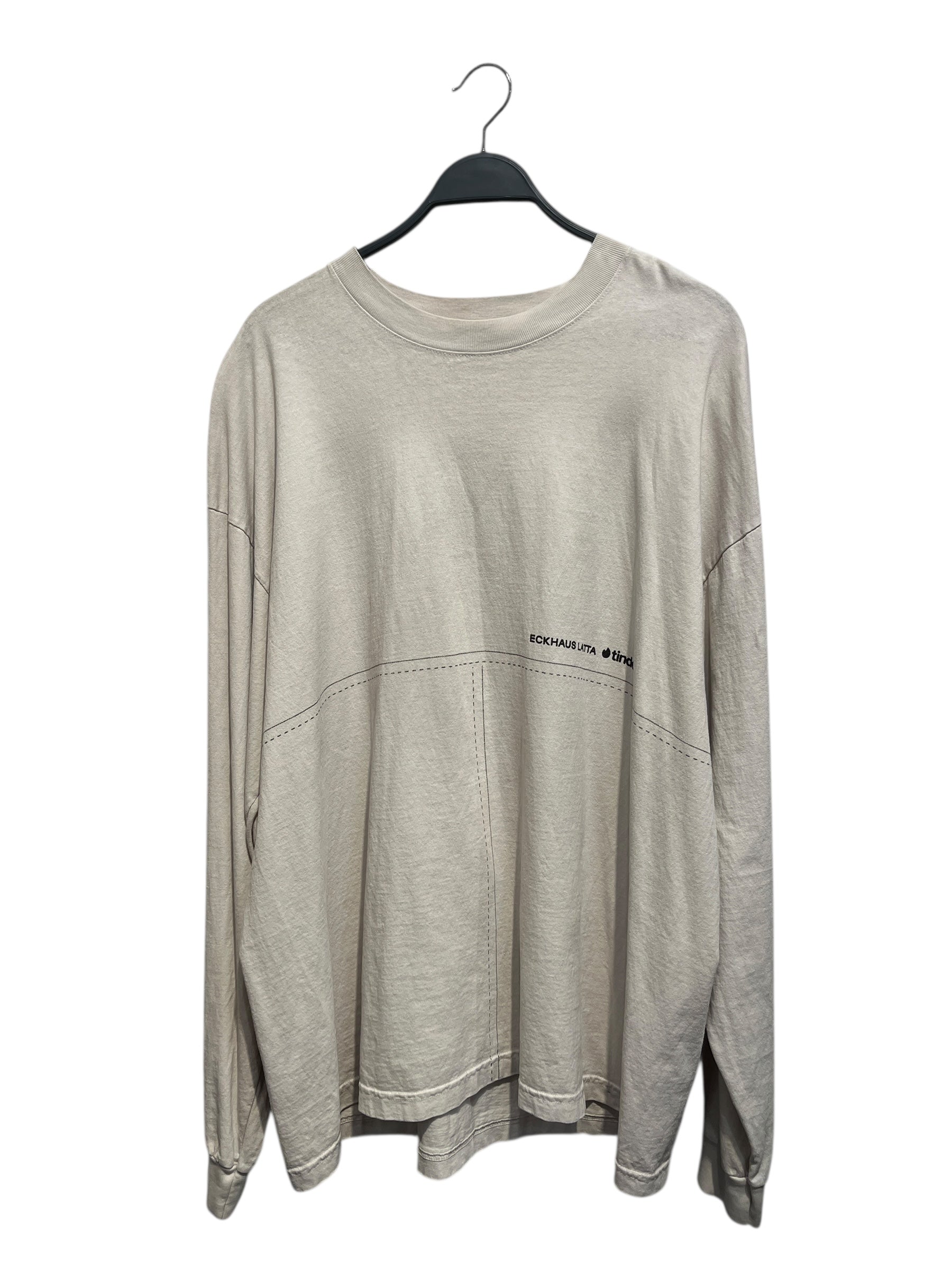 ECKHAUS LATTA/LS T-Shirt/XL/Cotton/WHT/AVALIBLE IN GRN ON BACK view 1