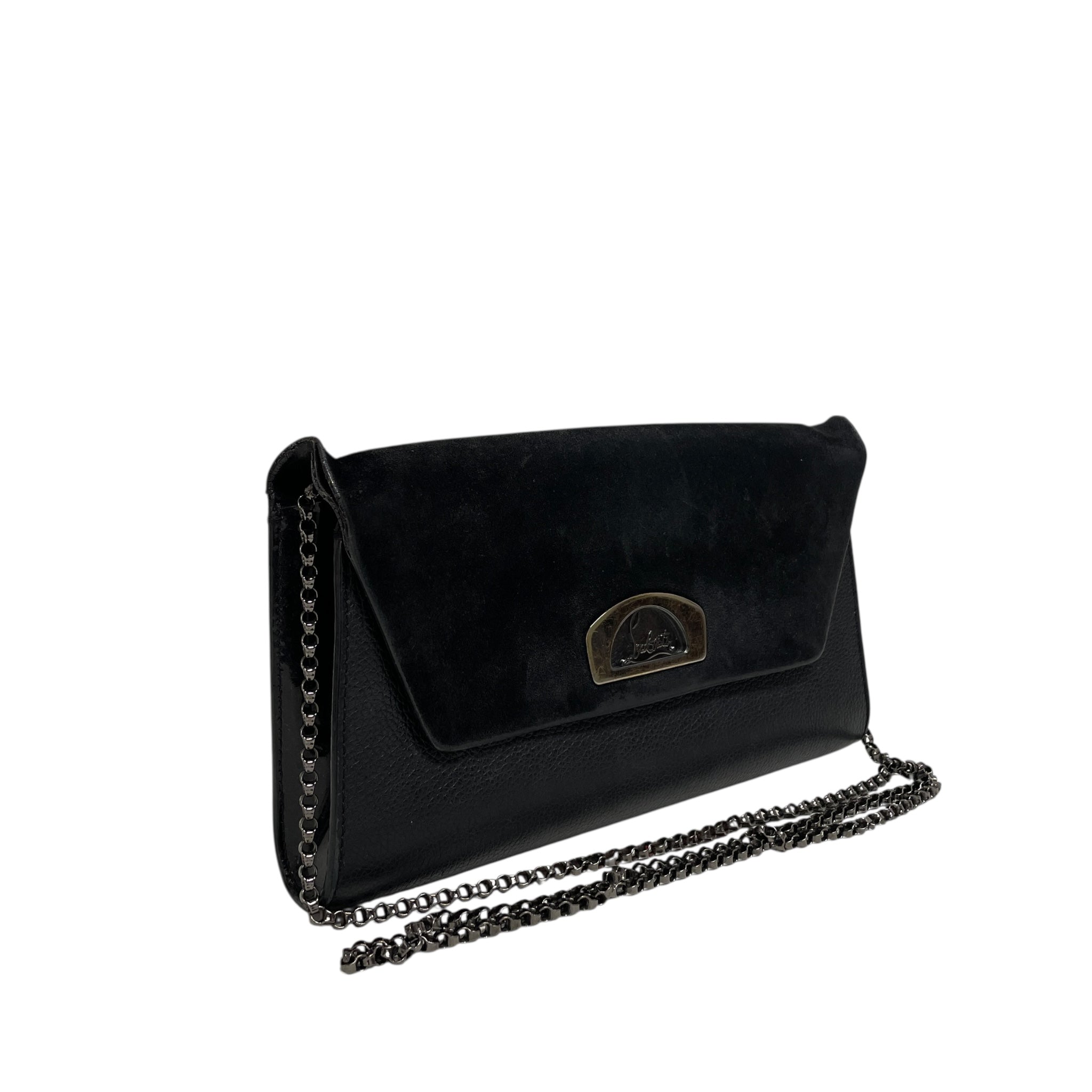 Christian Louboutin/Cross Body Bag/Leather/BLK/W3JG3TM view 3