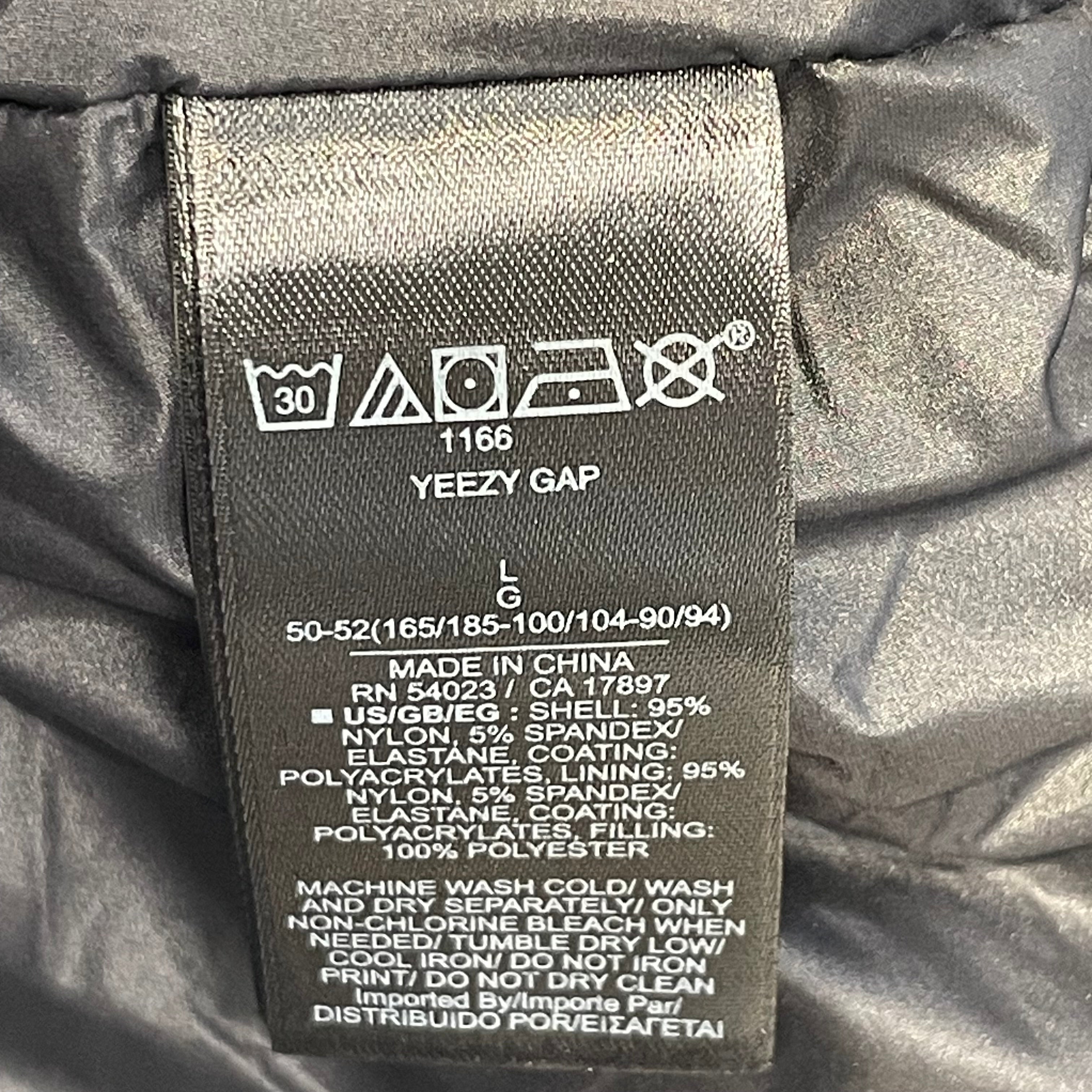 YEEZY/GAP/Puffer Jkt/L/Polyester/BLK/ view 4