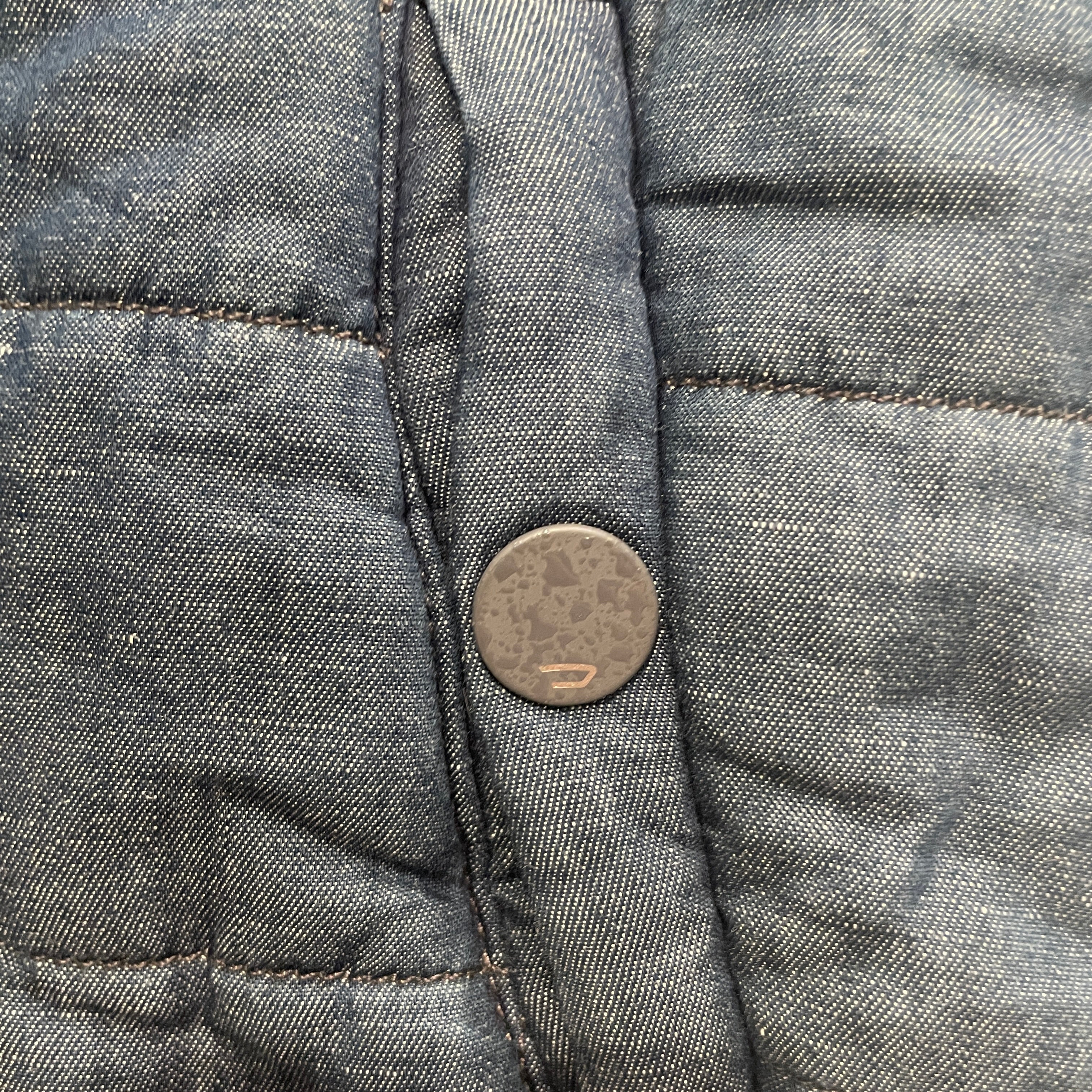DIESEL/Puffer Vest/XS/Nylon/NVY/STUDDED PUFFER VEST view 5