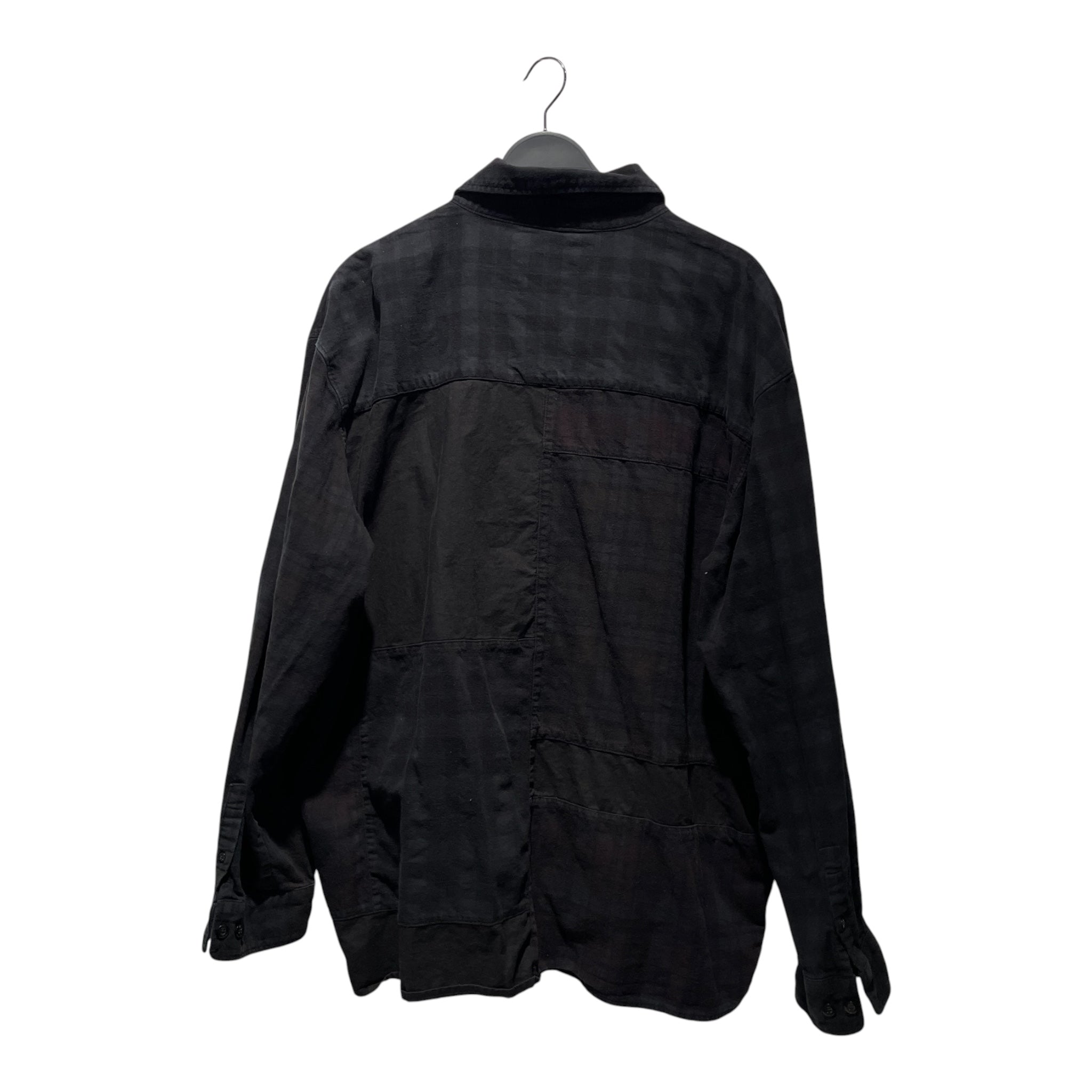 KITH/Flannel Shirt/XL/Cotton/BLK/Plaid/ view 2