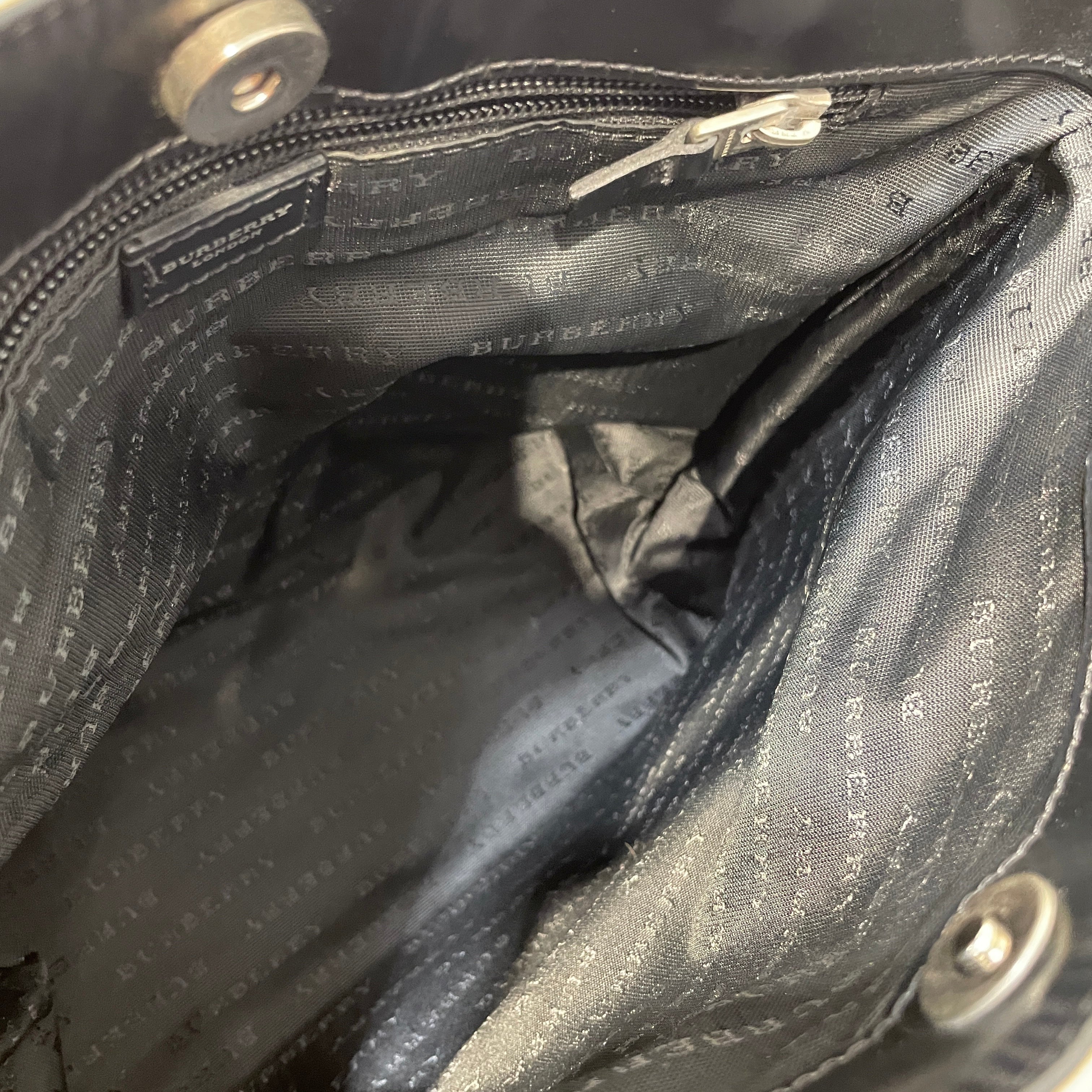 BURBERRY/Tote Bag/Stripe/Leather/BRW/Nova Check Tote view 6