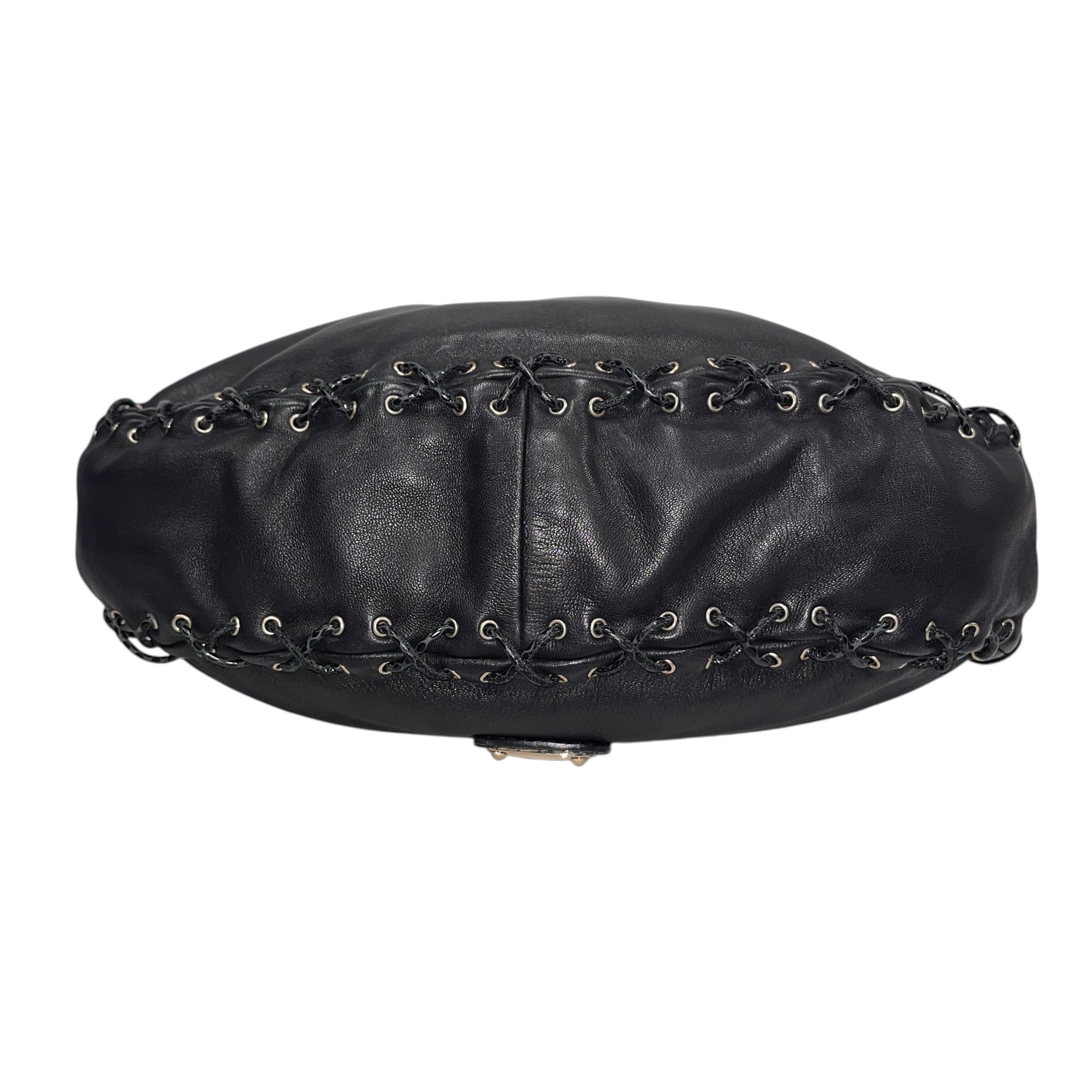 JIMMY CHOO/Bag/All Over Print/Leather/BLK/SKY HOBO BAG view 3