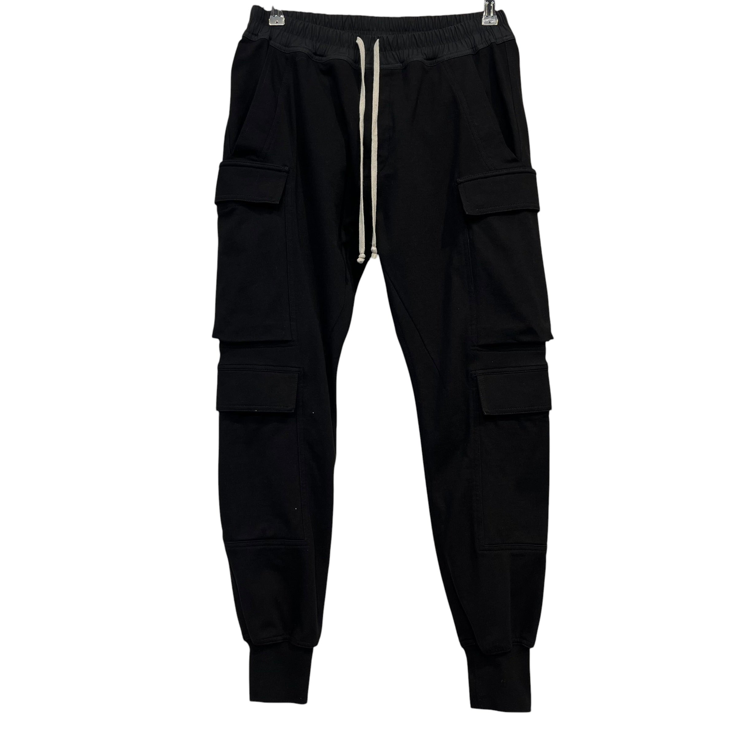 Rick Owens/Pants/9/Cotton/BLK/mastodon megacargo view 1