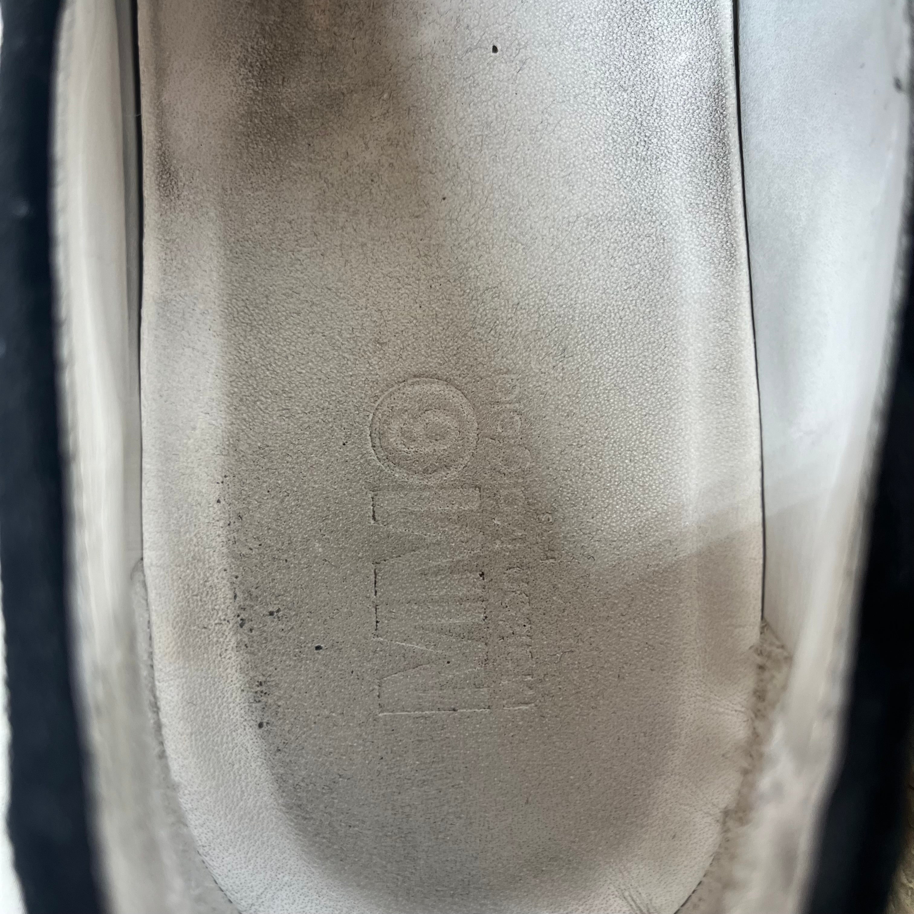 MM6/Low-Sneakers/EU 44/BLK/paint splatter slip on view 3