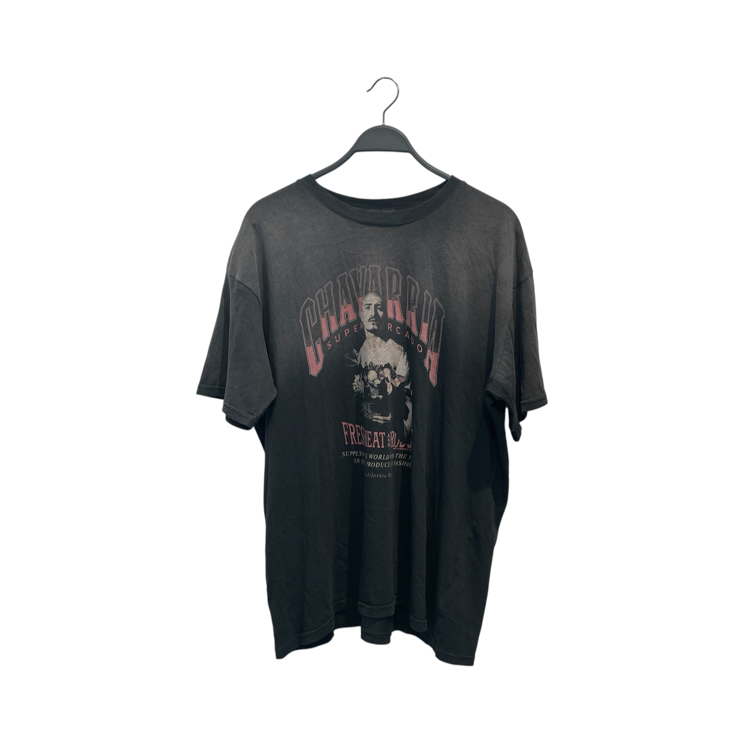 WILLY CHAVARRIA/T-Shirt/XXL/Cotton/BLK/Graphic/San Chachi Produce Easy view 1
