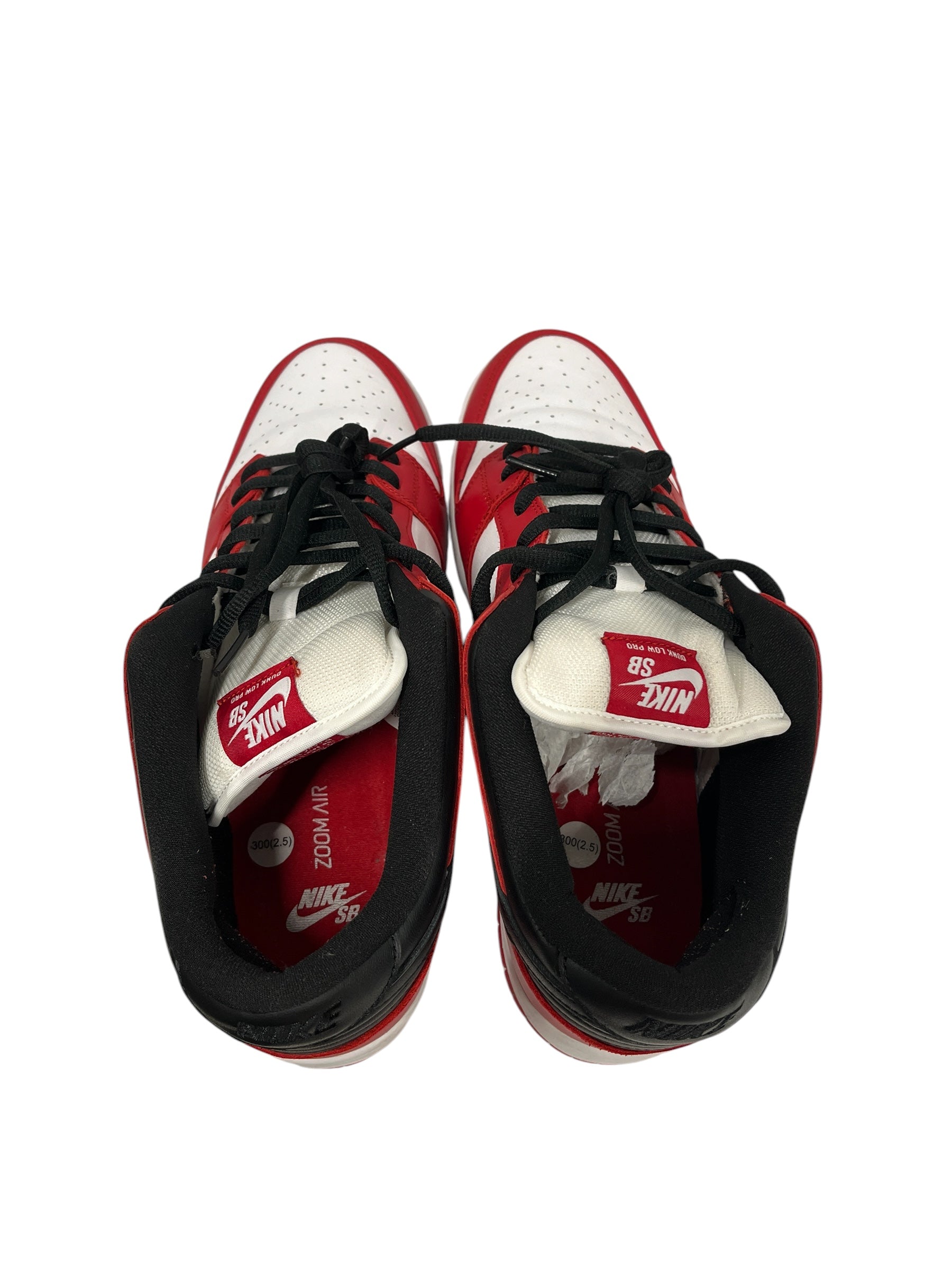 NIKE SB/Low-Sneakers/US 12/Leather/RED/DUNK LOW PRO- CHICAGO view 4