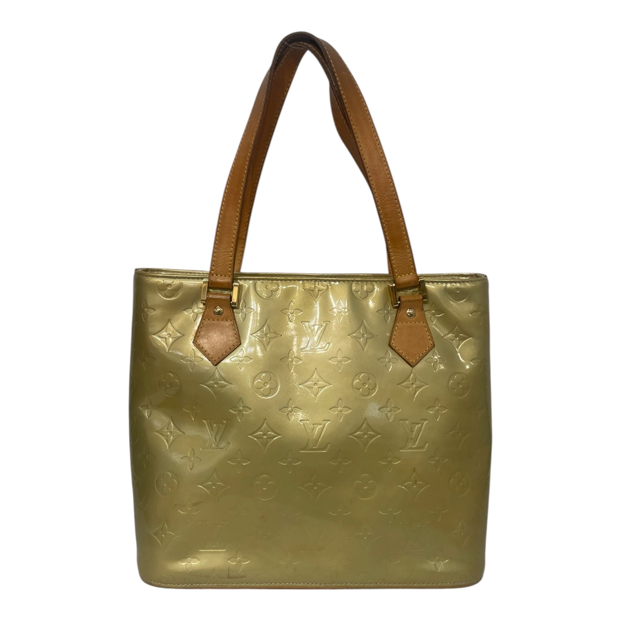 LOUIS VUITTON/Hand Bag/Monogram/Leather/CML/tompkins vernis bronze view 1