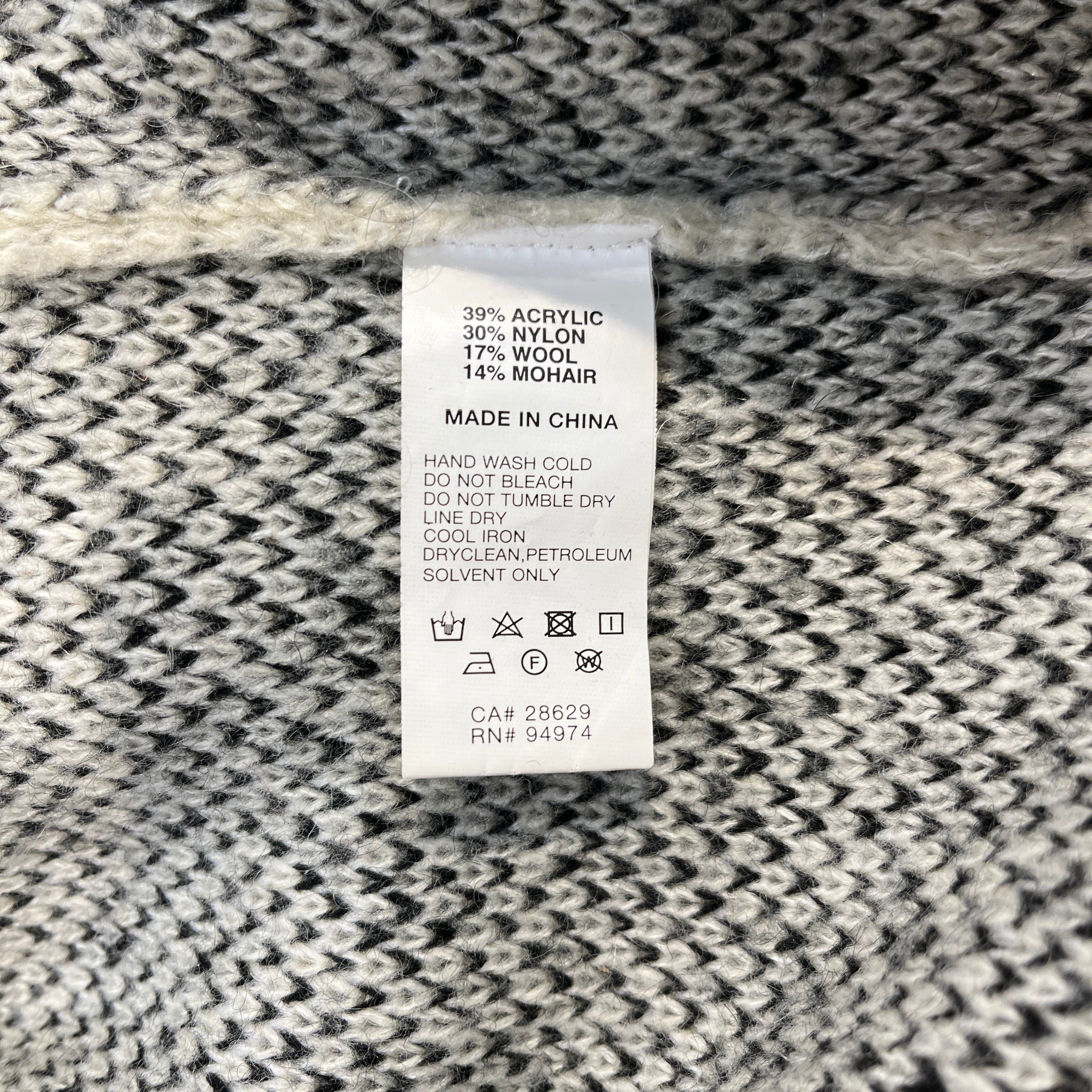 STUSSY/Sweater/L/Cotton/CRM/8 ball back logo view 4