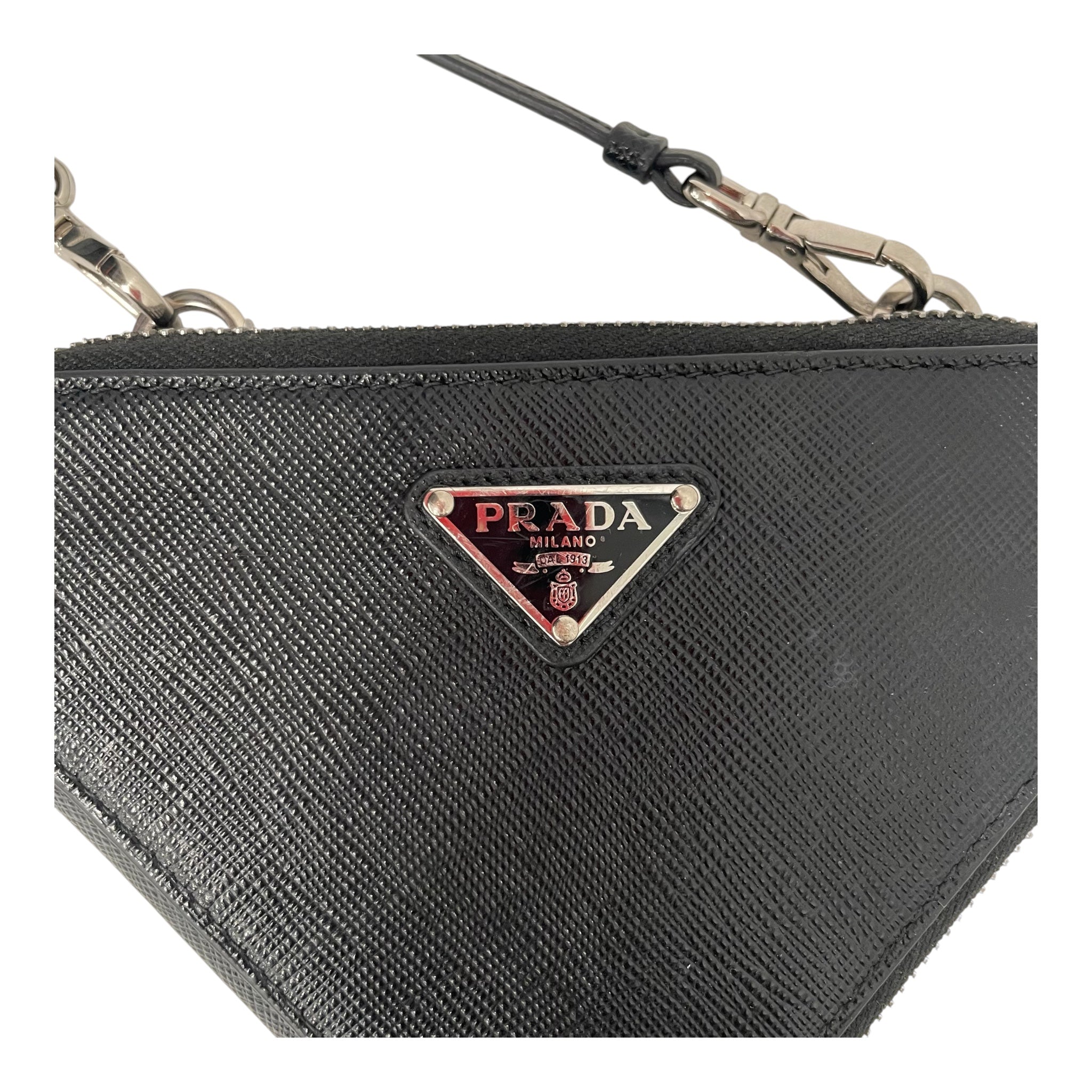 PRADA/Accessories/Leather/BLK/BLACKPRADA view 4