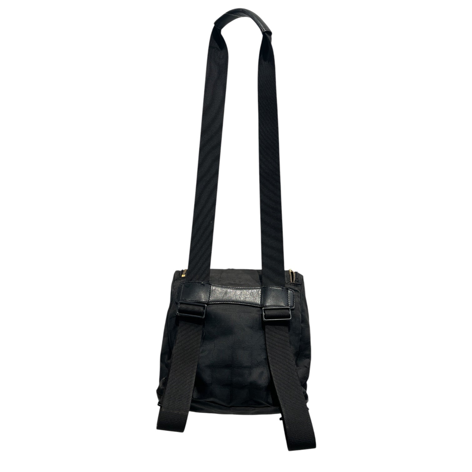 CHANEL/Backpack/Nylon/BLK/Nylon Travel Ligne Backpack view 2