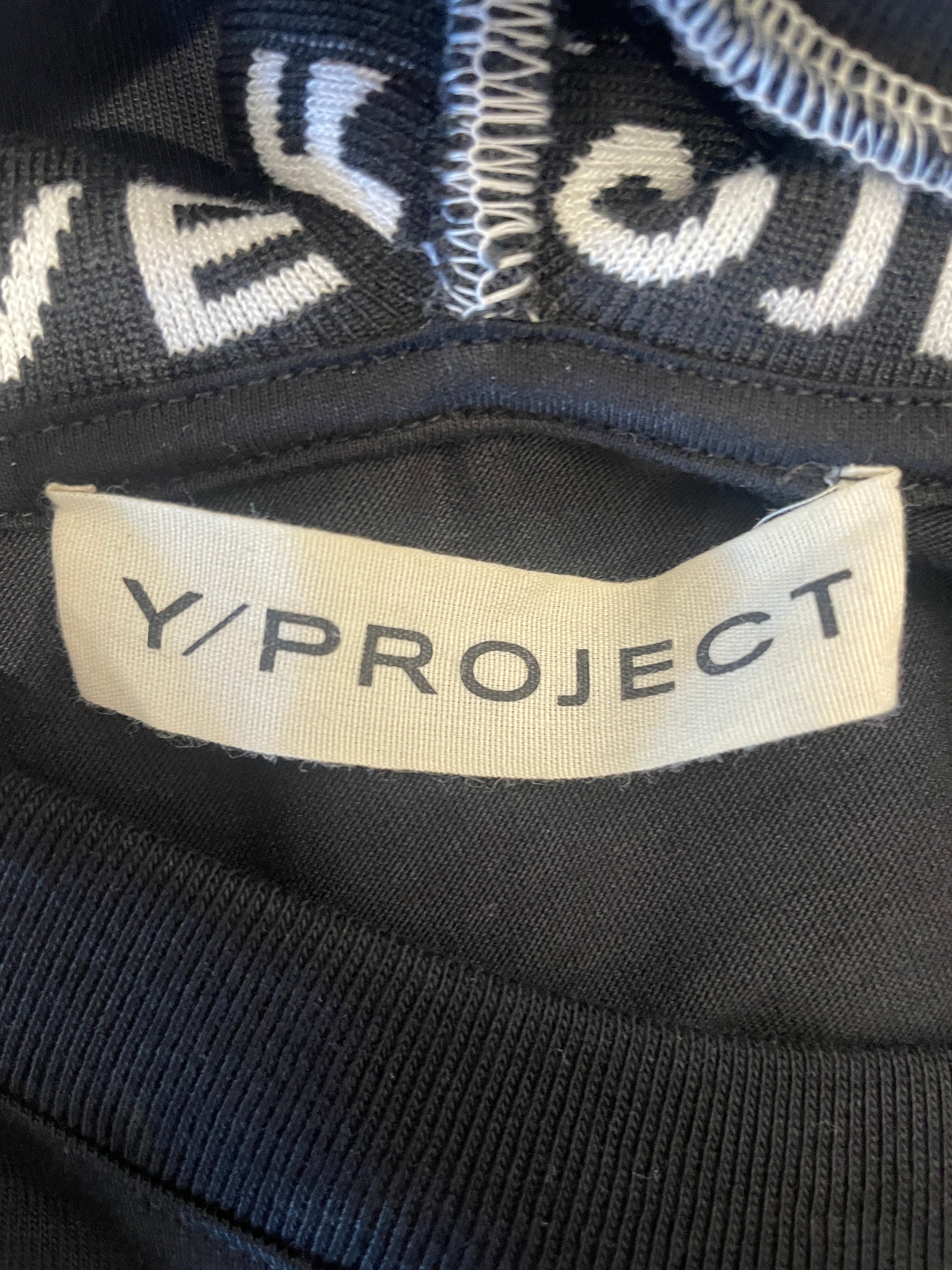 Y/PROJECT/T-Shirt/M/Cotton/BLK/ view 3