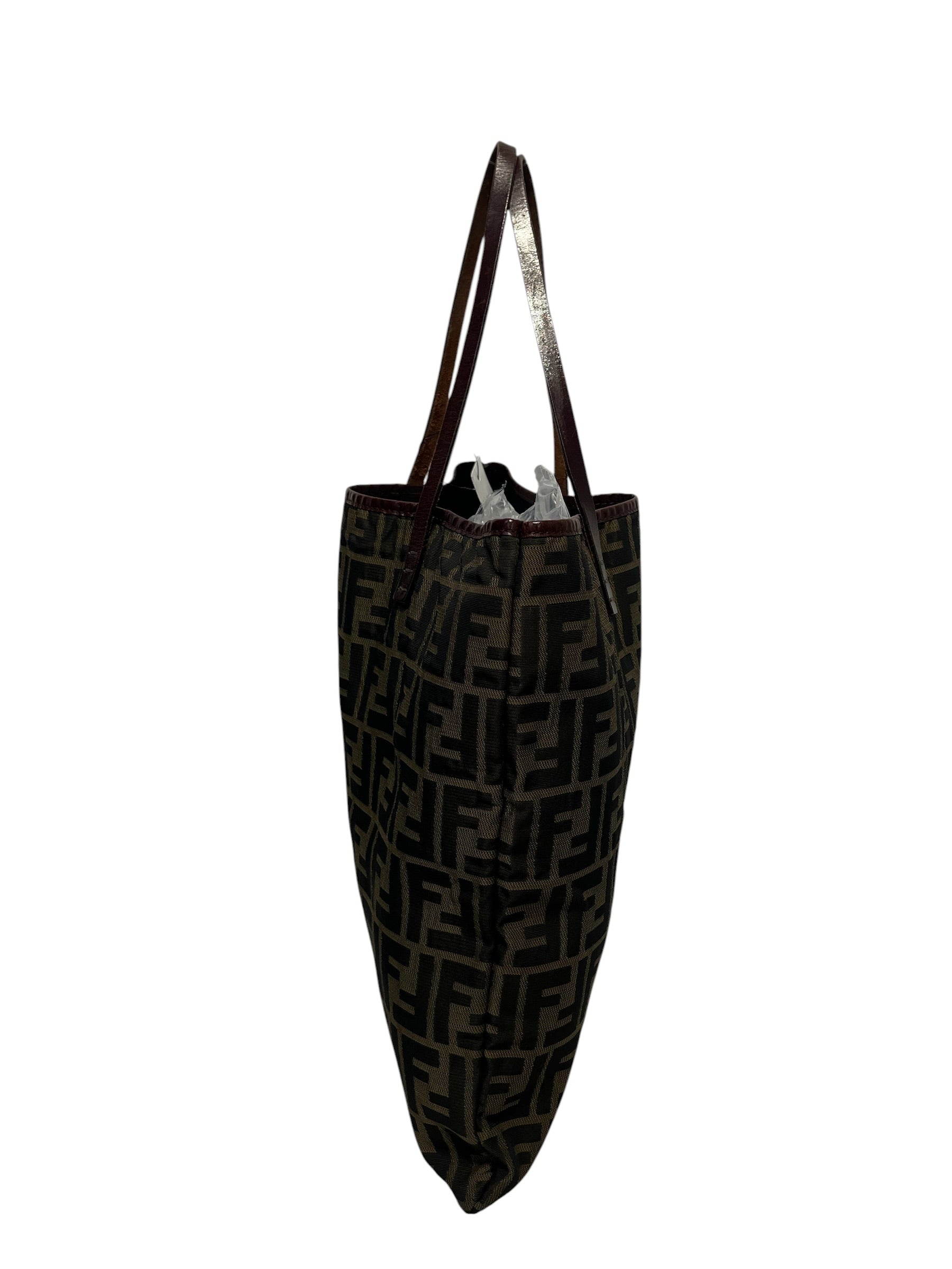 FENDI/Hand Bag/M/All Over Print/BRW/brown trimming view 4