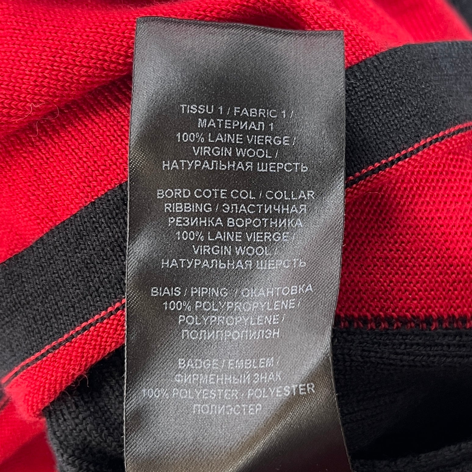 BALMAIN/Sweater/XL/Cotton/RED/RED/BLK/WHT view 6