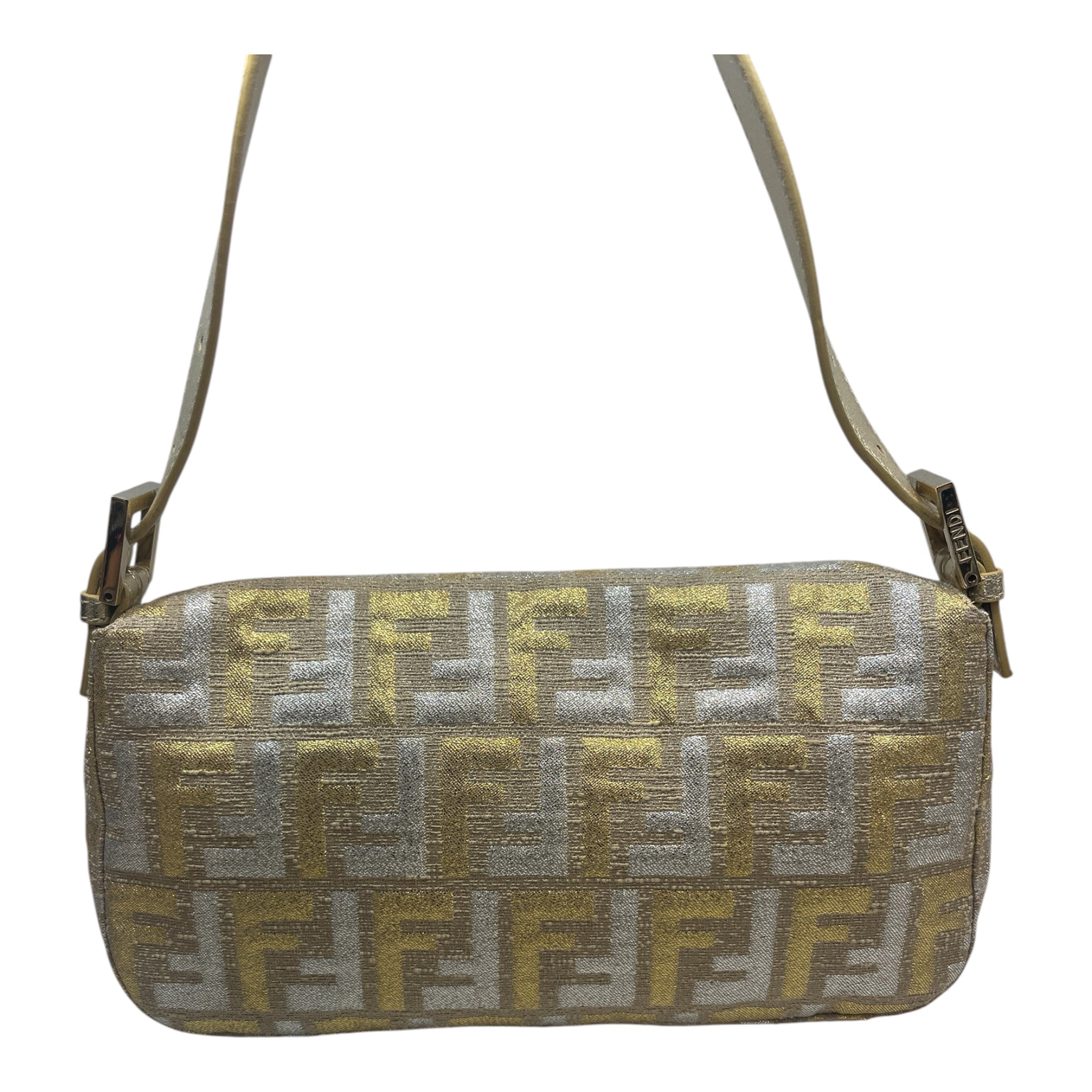 FENDI/Hand Bag/Monogram/BEG/ZUCCA FF BAGUETTE SLV/GLD view 2