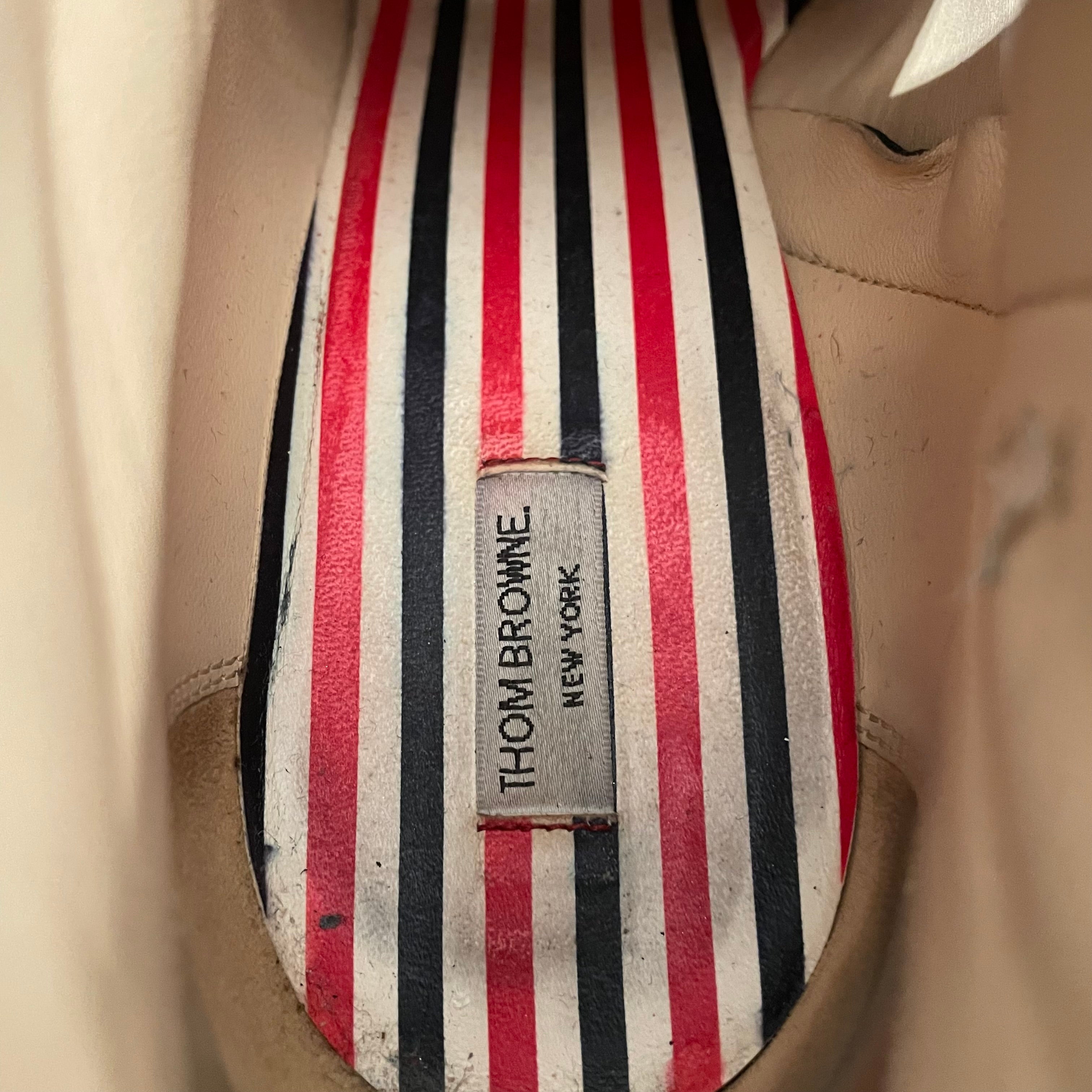 THOM BROWNE. NEW YORK/Boots/EU 38.5/Leather/BLK/THOM BROWNE HEEL BOOTS view 3