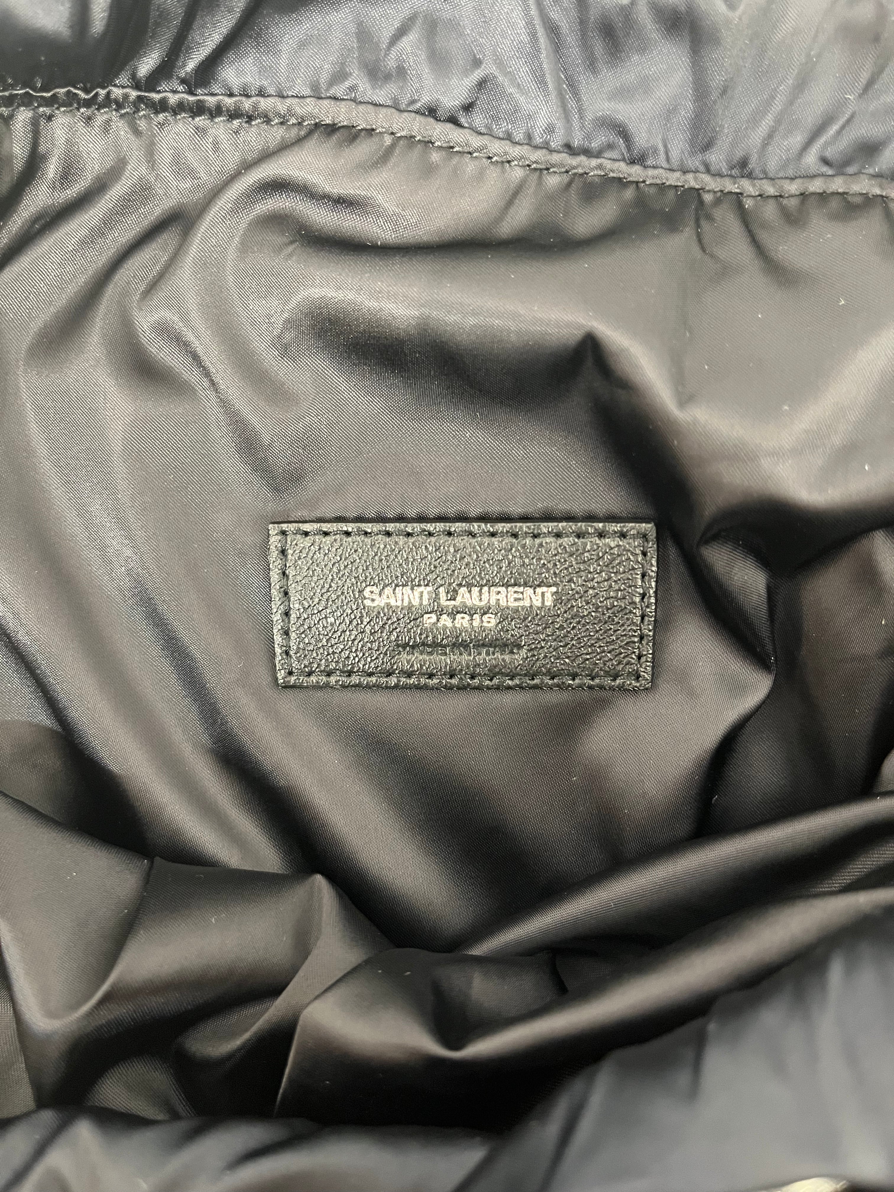 SAINT LAURENT/Bag/Nylon/BLK/city long sack view 5