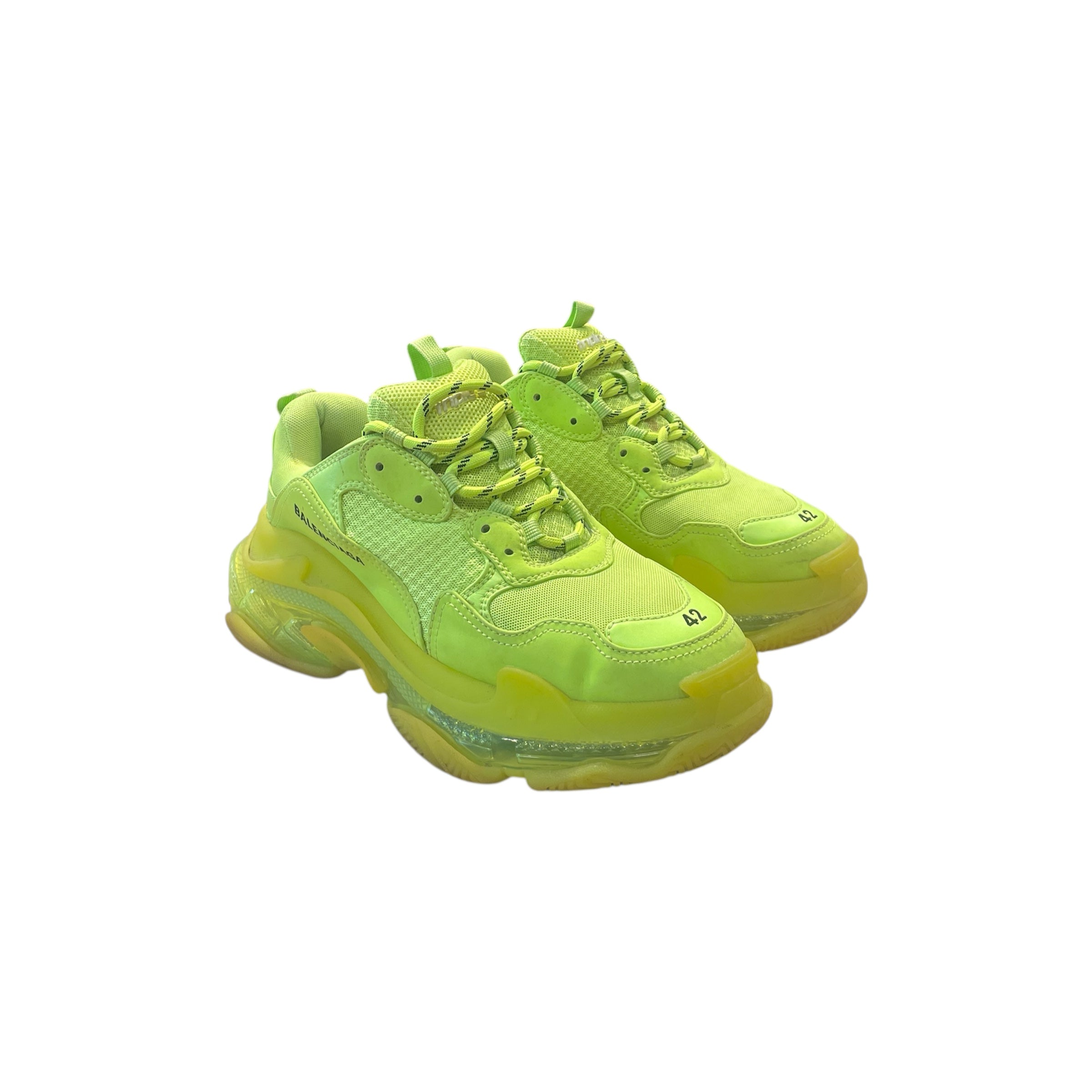 BALENCIAGA/Low-Sneakers/US 9/YEL/Triple S view 1