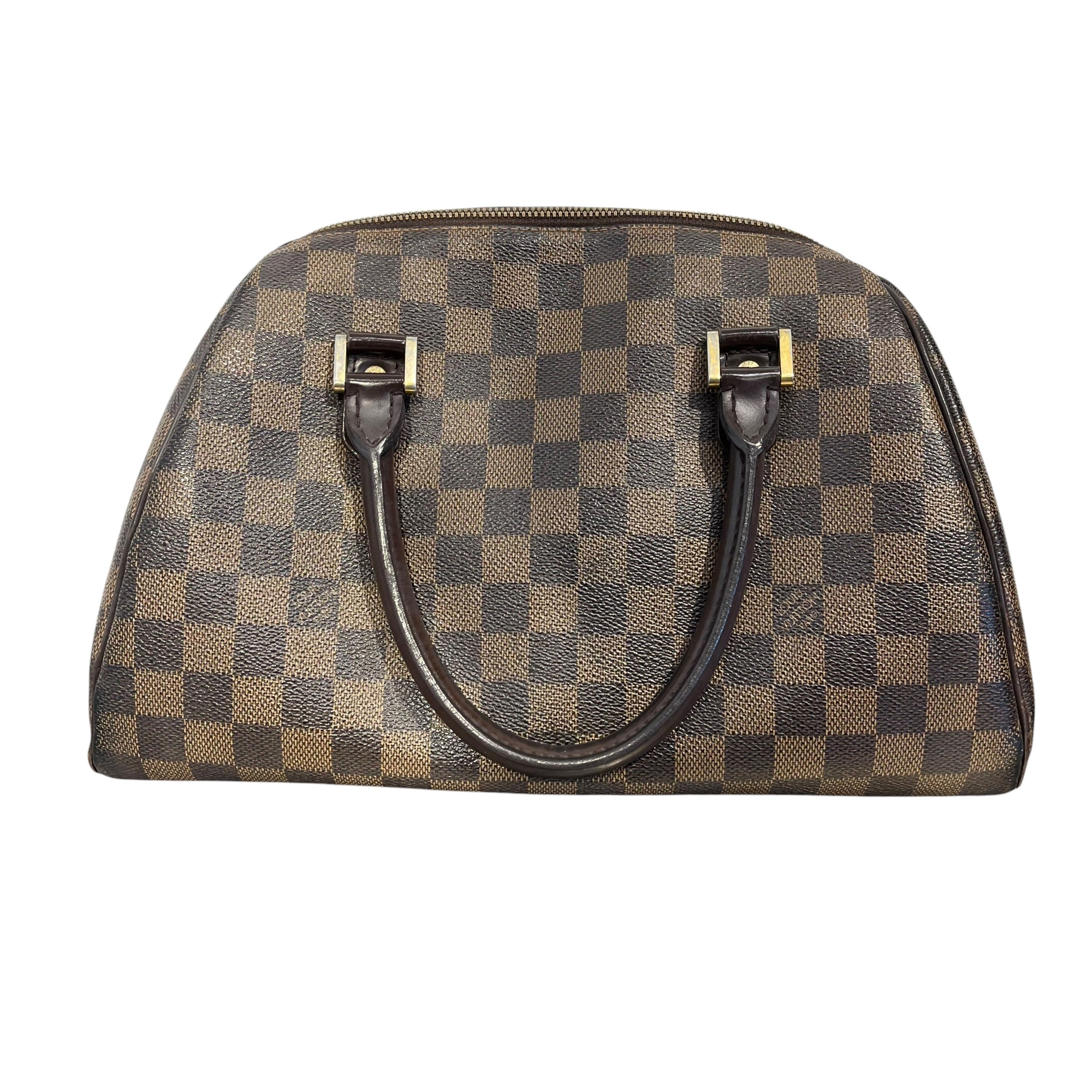 LOUIS VUITTON/Hand Bag/Hombre Check/Leather/BRW/DAMIER EBENE RIBERA MM view 1