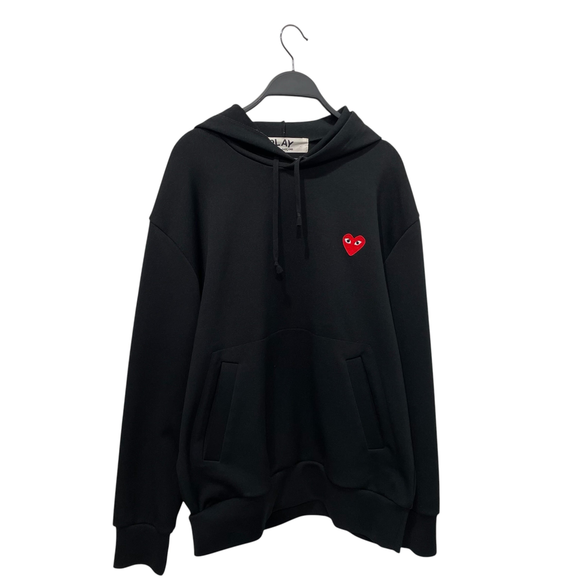 PLAY COMME des GARCONS/Hoodie/XL/Polyester/BLK/ view 1